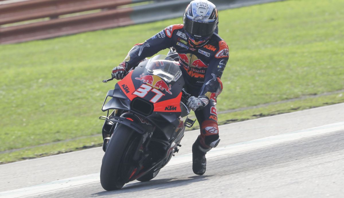 Pedro Acosta 4, Red Bull KTM Factory Racing, test Sepang MotoGP 2025