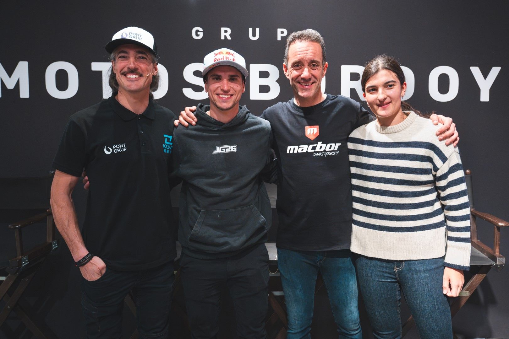 Champions Day Motos Bordoy. Con Josep García, Gerard Farrés, Javi Vega y Mereia Rabionet.  