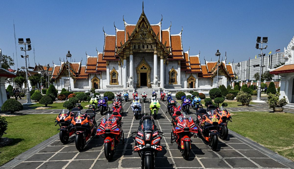 Todas las MotoGP 2025 en el espectacular Marble Temple