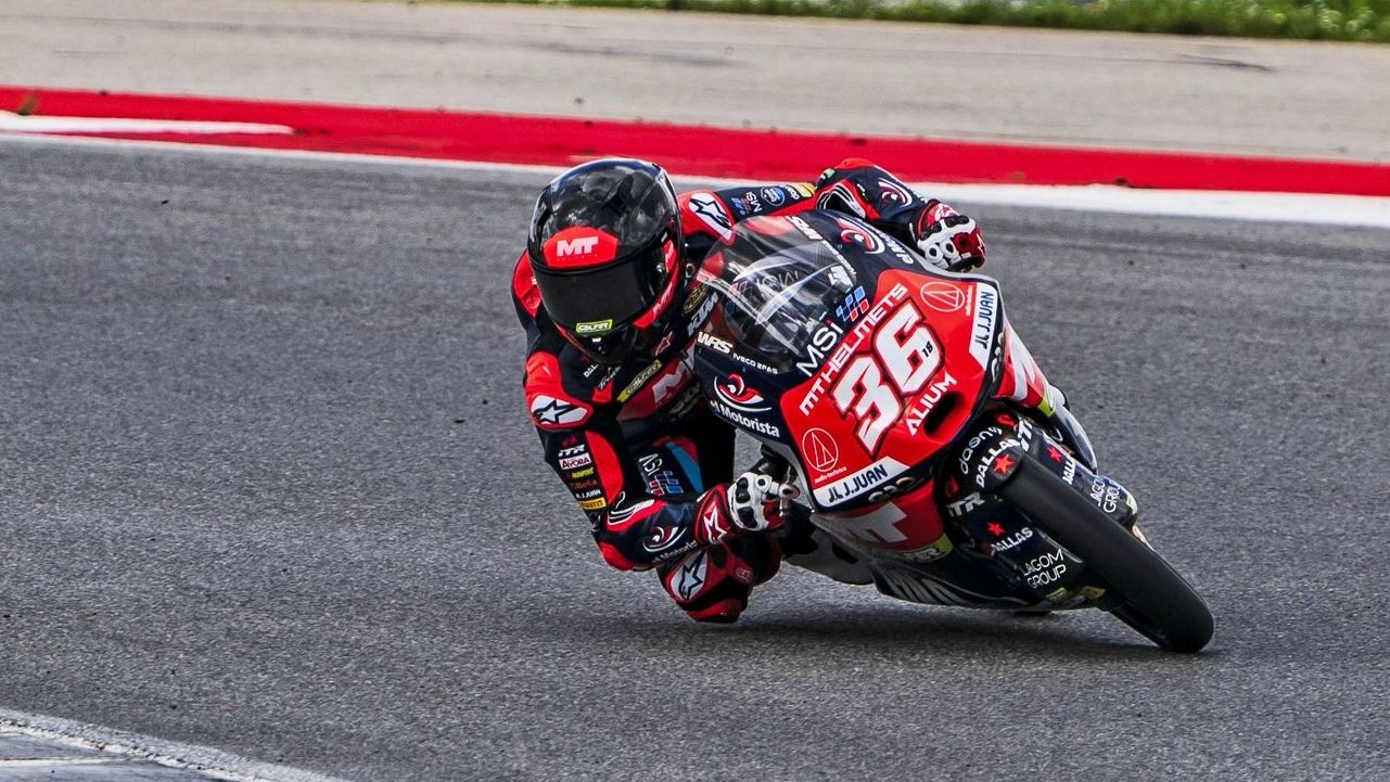 Ángel Piqueras ha liderado el Test de Moto3 2025 en Portimao