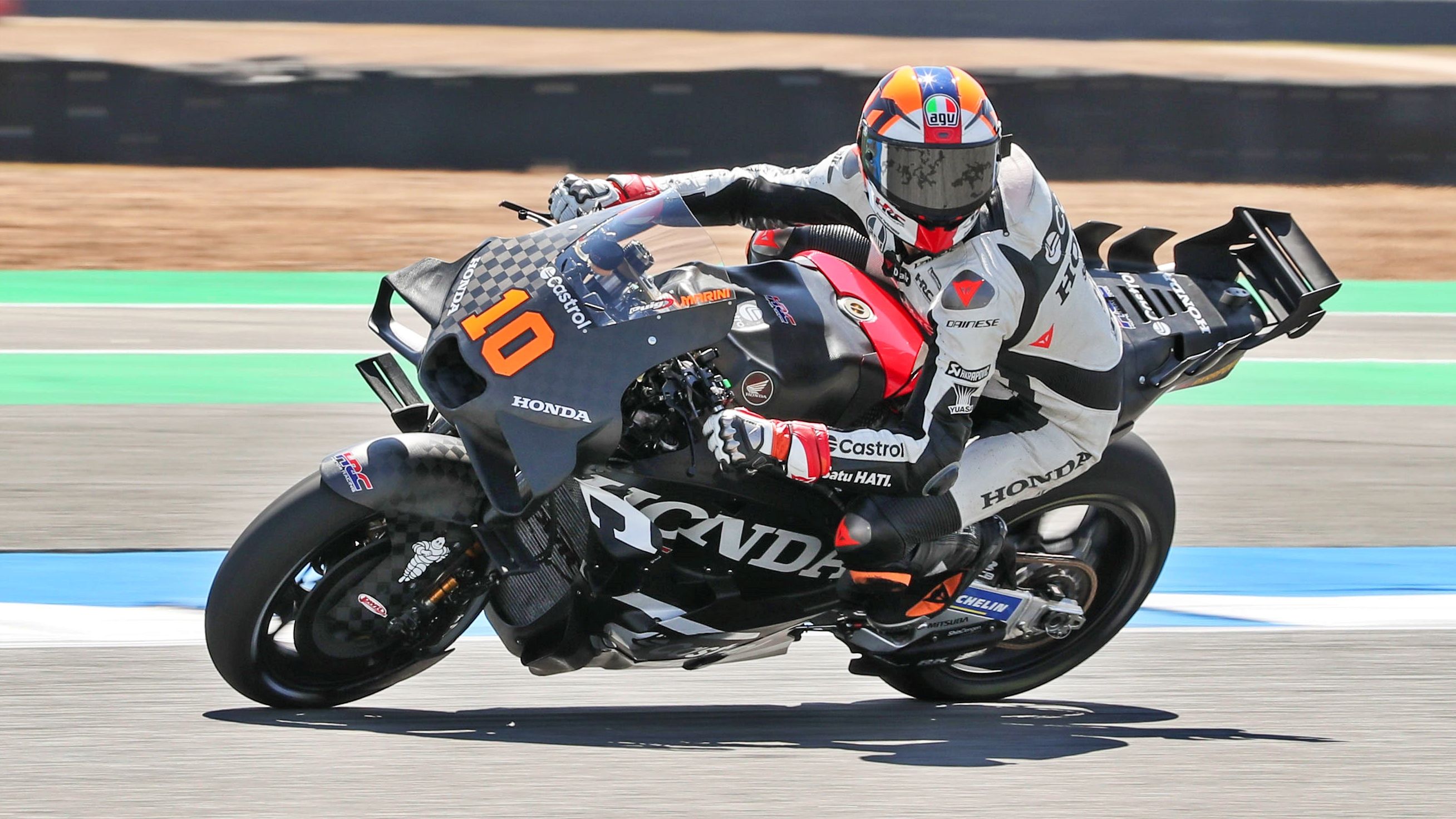 Luca Marini, Honda HRC Castrol, test Buriram MotoGP 2025