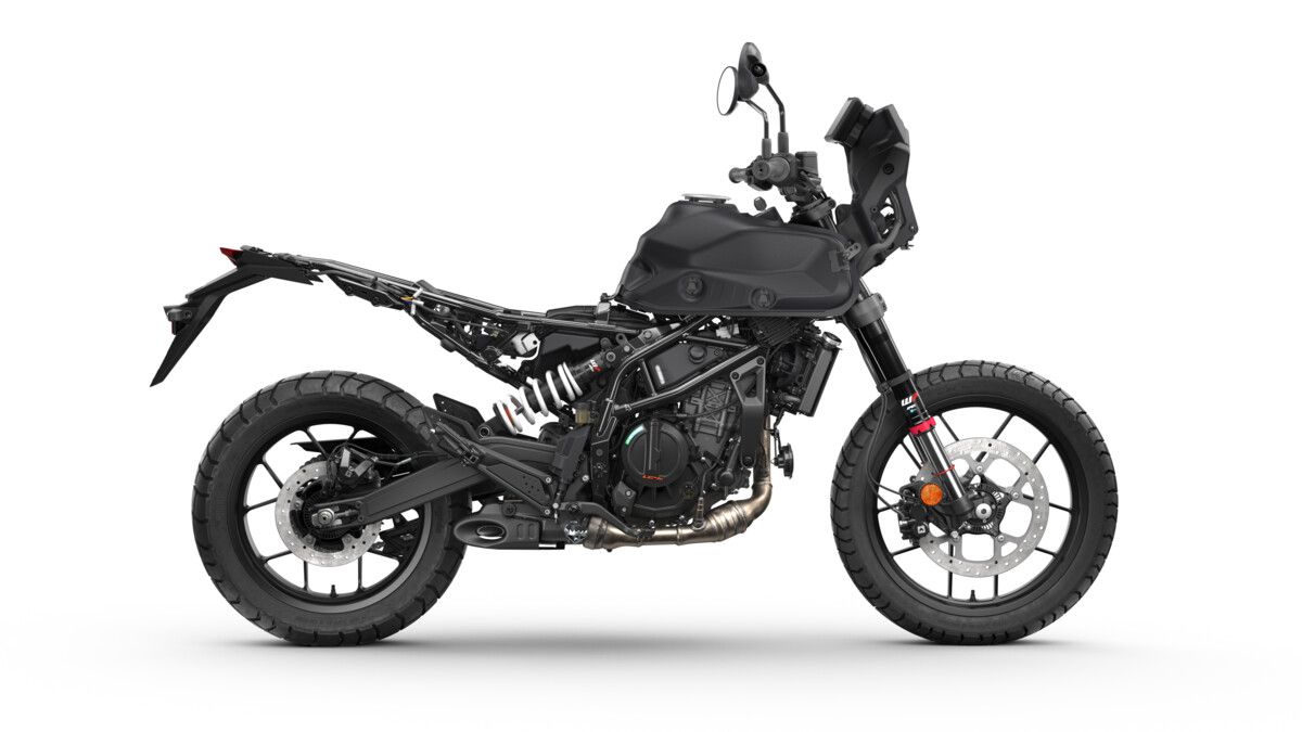 665176 MY25 KTM 390 Adventure X 90 right stripped 04 STUDIO EUROPE   GLOBAL