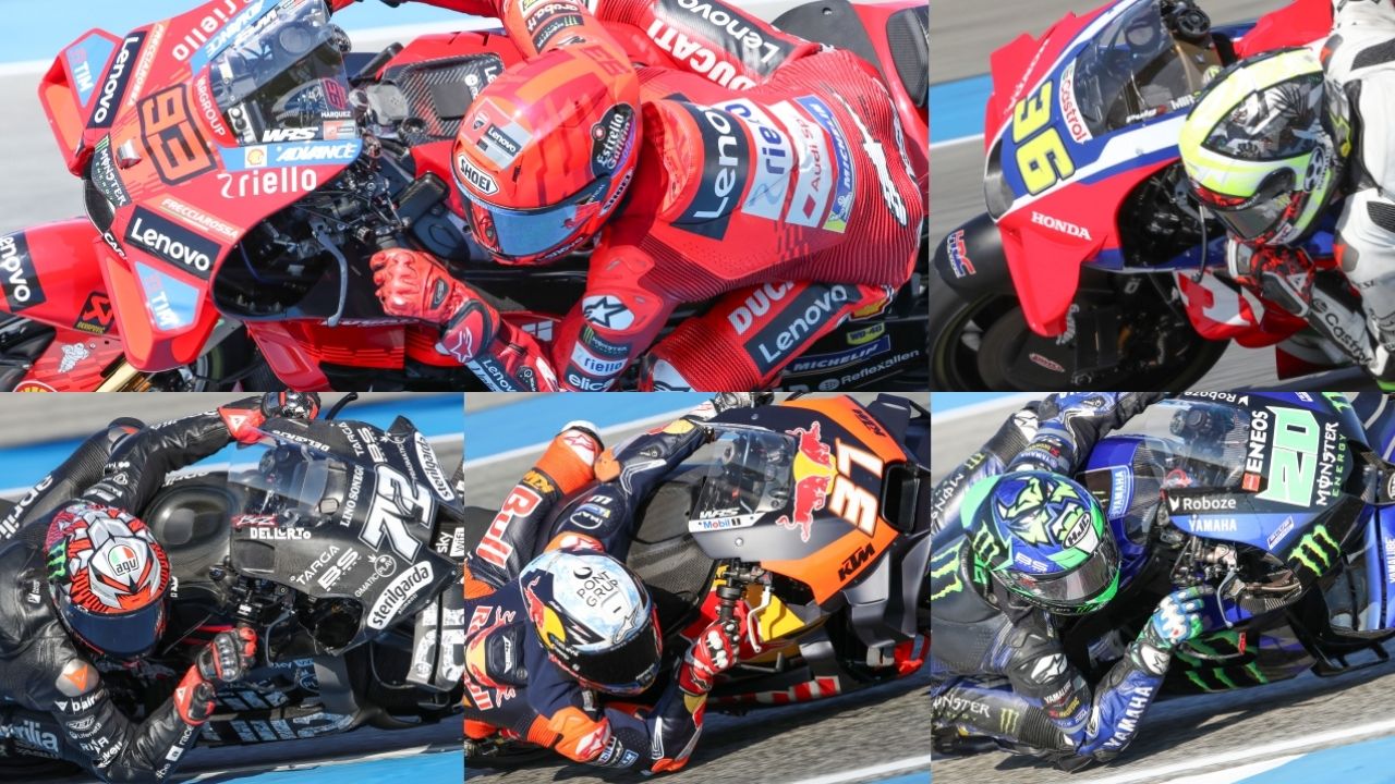 Ducati ha terminado en cabeza el Test Oficial de MotoGP 2025 en Buriram ante Aprilia, KTM, Honda y Yamaha
