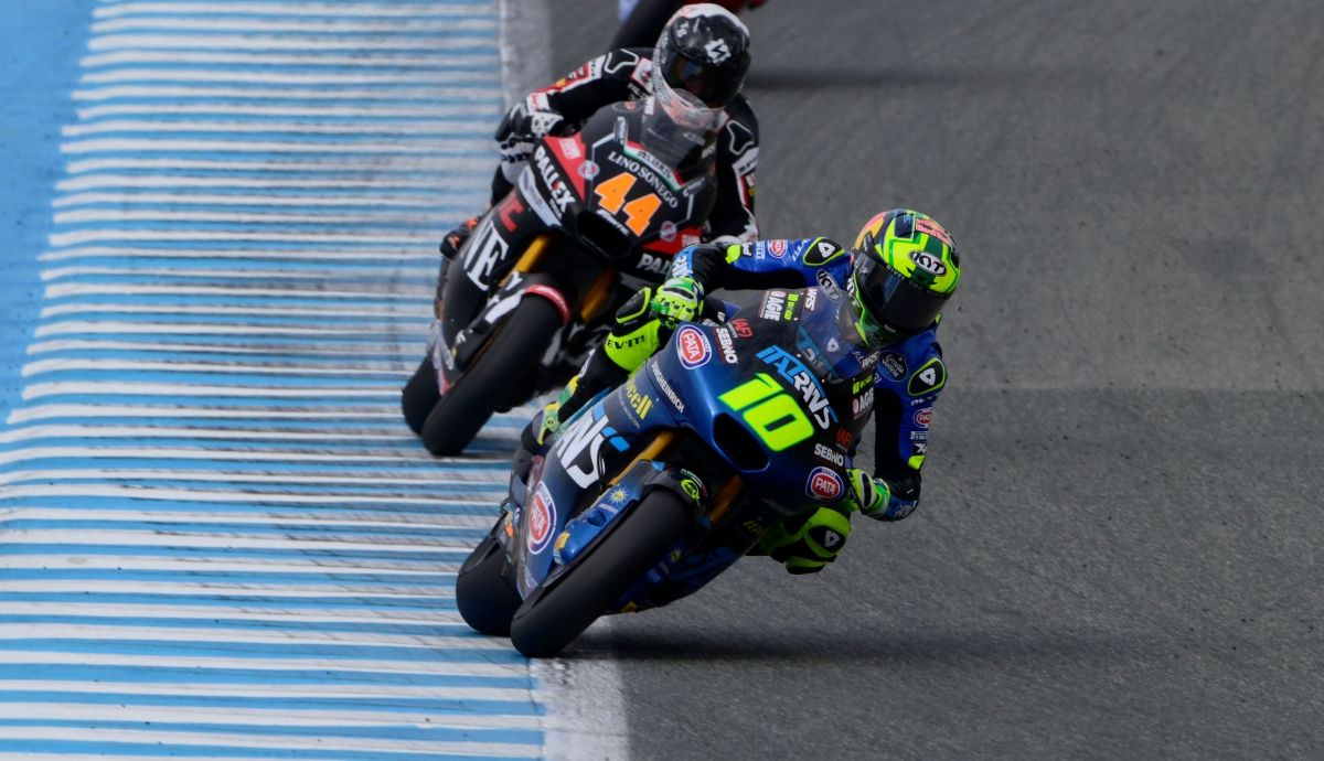 Diogo Moreira ha superado a Arón Canet en el primer día del Test Oficial Moto2 2025 en Jerez Diogo Moreira ha superado a Arón Canet en el primer día del Test Oficial Moto2 2025 en Jerez