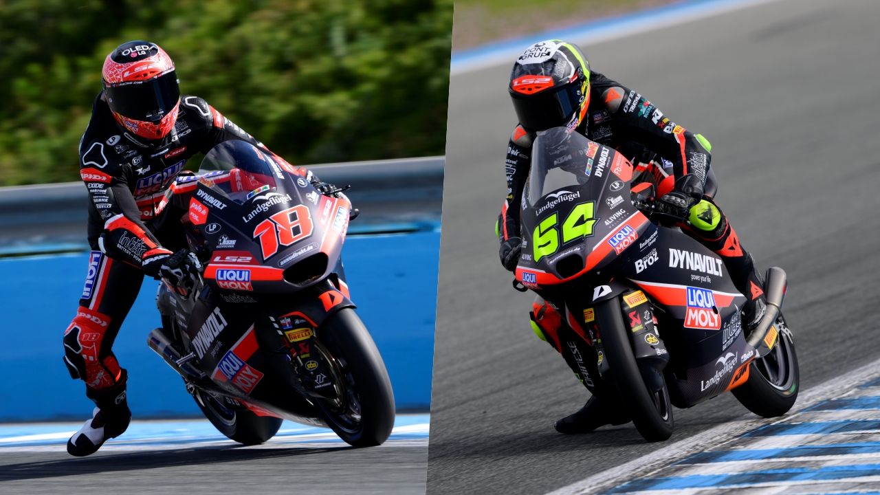 Manu González y David Muñoz han liderado Moto2 y Moto3 en el segundo día del Test Oficial de Jerez 2025