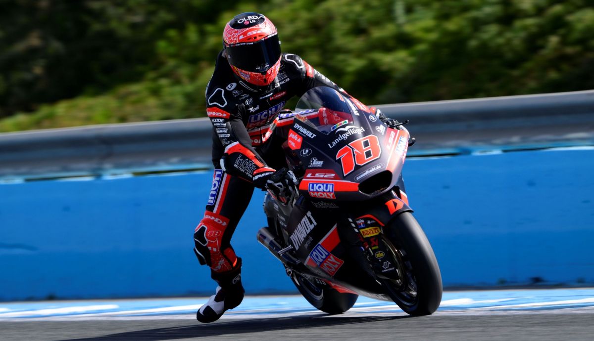 Manu González ha terminado primero el segundo día de Moto2 en el test de Jerez 2025