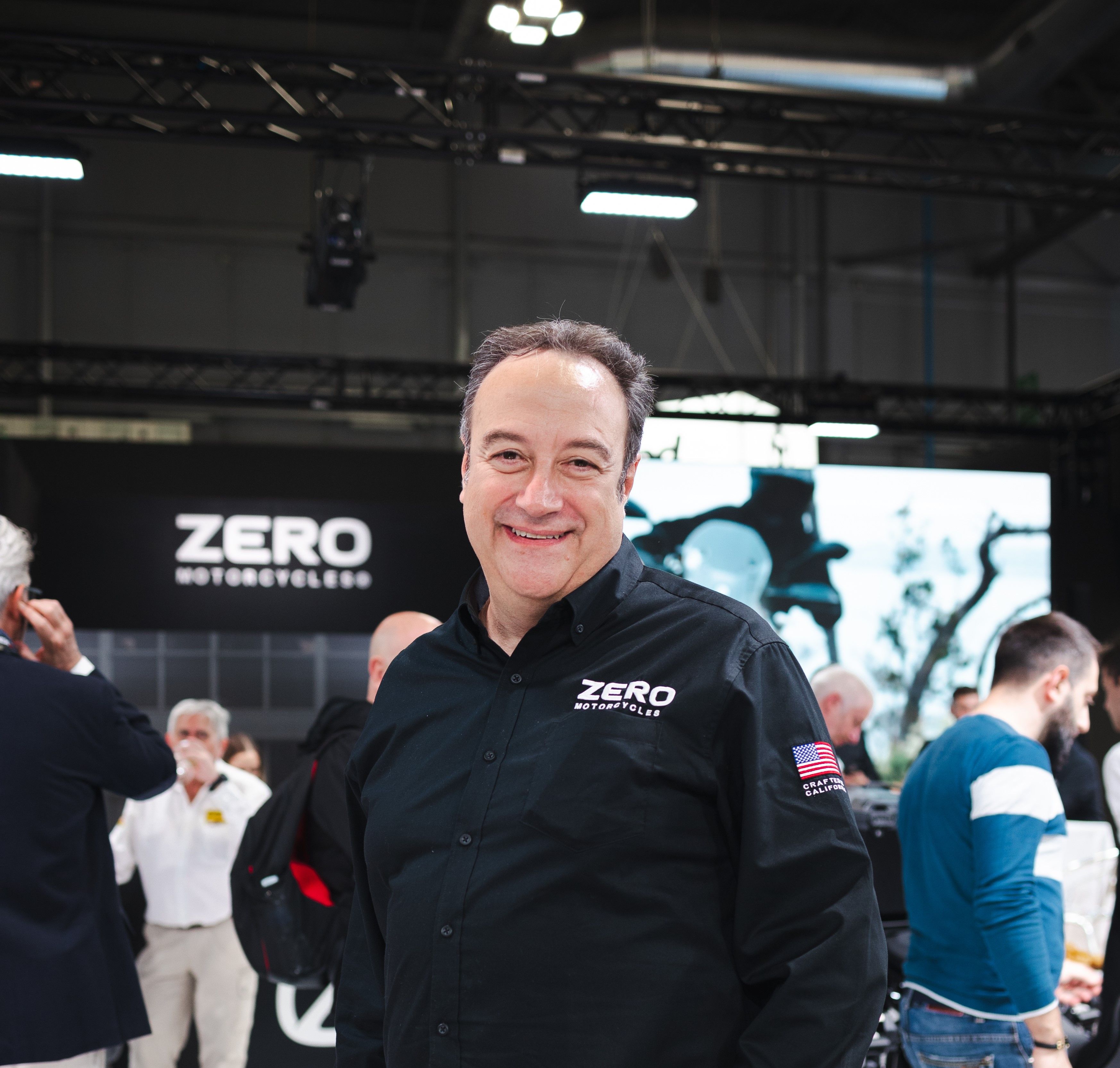 Umberto Uccelli vicepresidente de Zero Motorcycles.