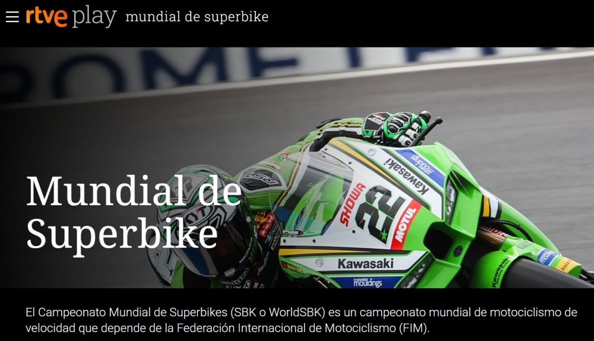 Teledeporte y RTVE play continuarán ofreciendo el WorldSBK en 2025
