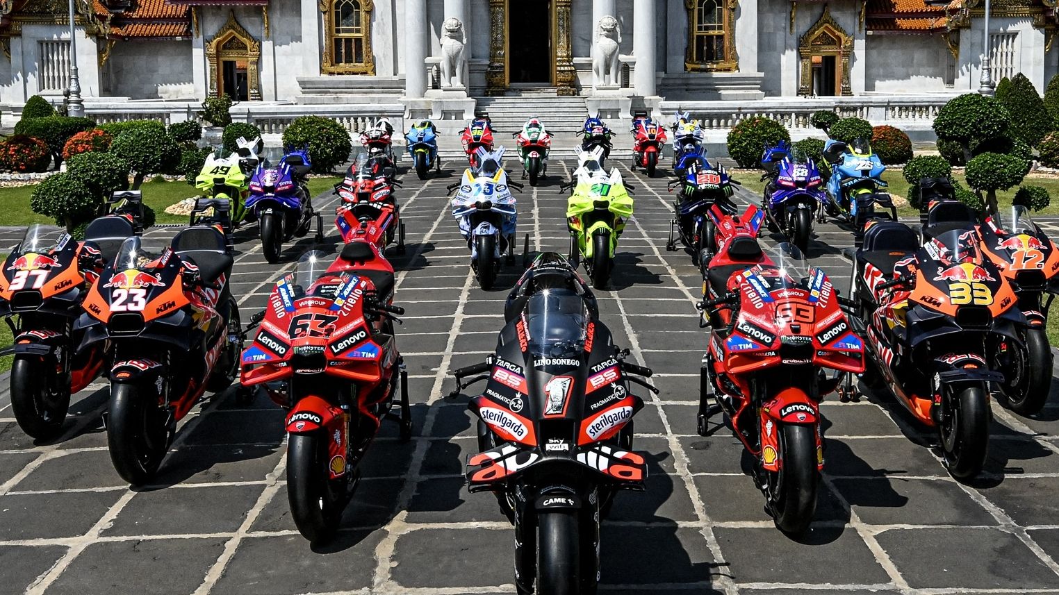 Las motos de los 22 pilotos de MotoGP 2025