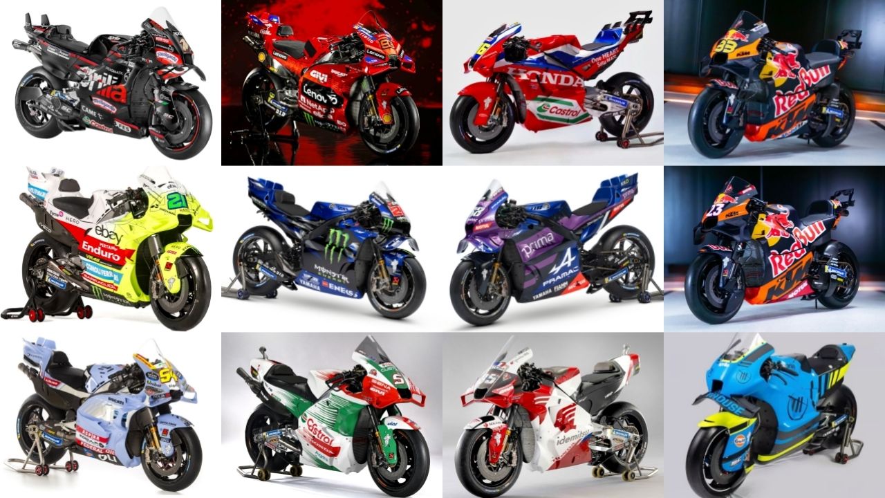 Todas las motos de MotoGP 2025