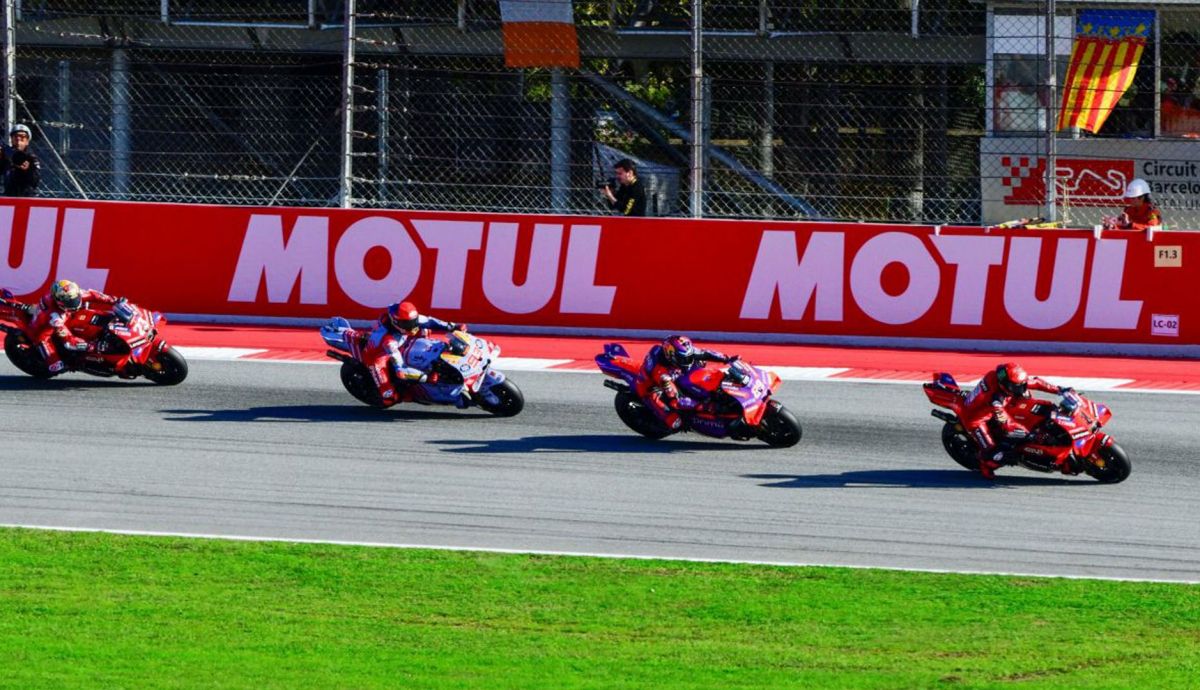Pecco Bagnaia, Jorge Martín, Marc Márquez y Enea Bastianini, en el MotoGP Solidario de 2024 Pecco Bagnaia, Jorge Martín, Marc Márquez y Enea Bastianini, en el MotoGP Solidario de 2024