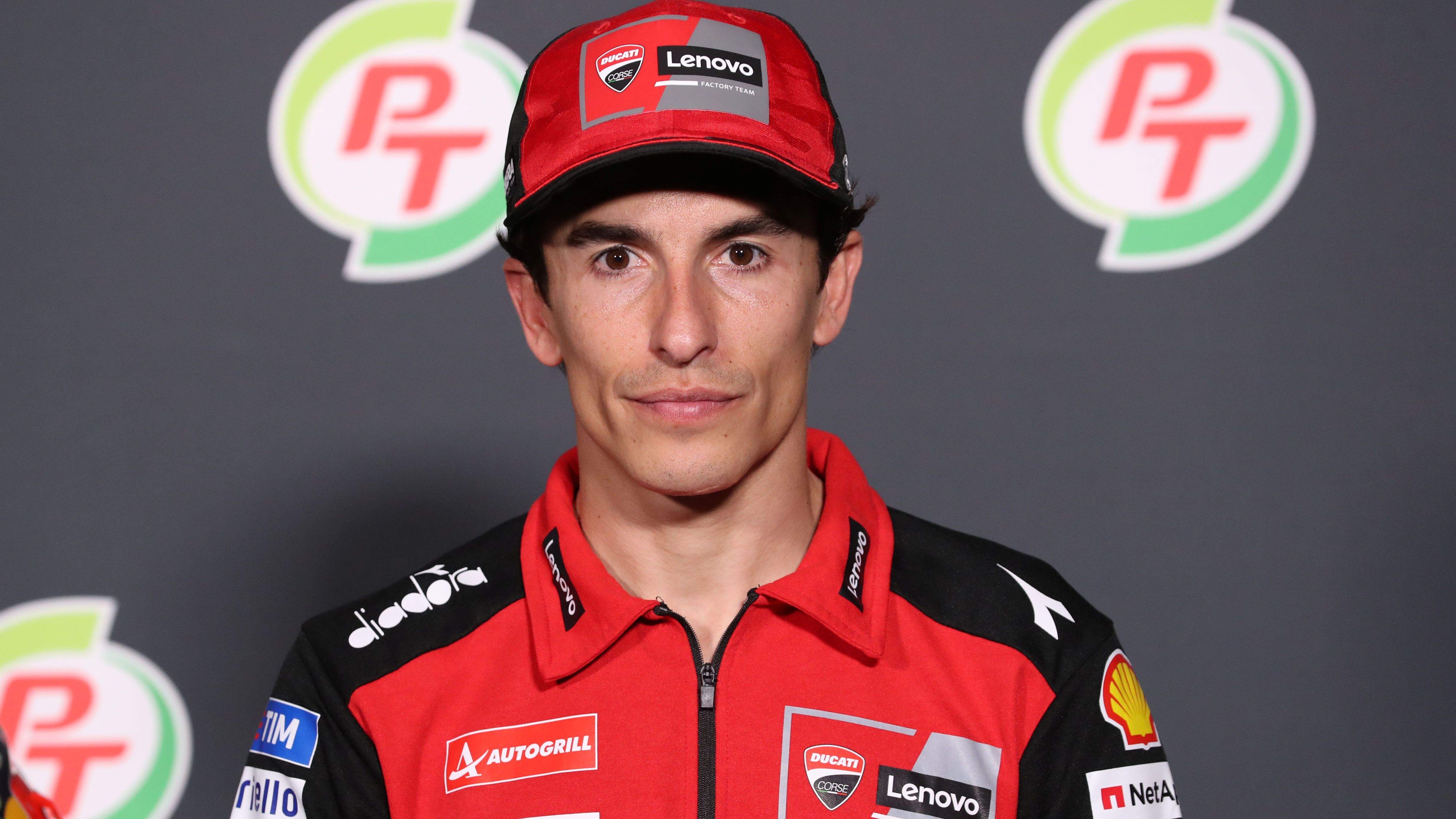 Marc Márquez en la rueda de prensa del Gran Premio de Tailandia de MotoGP 2025