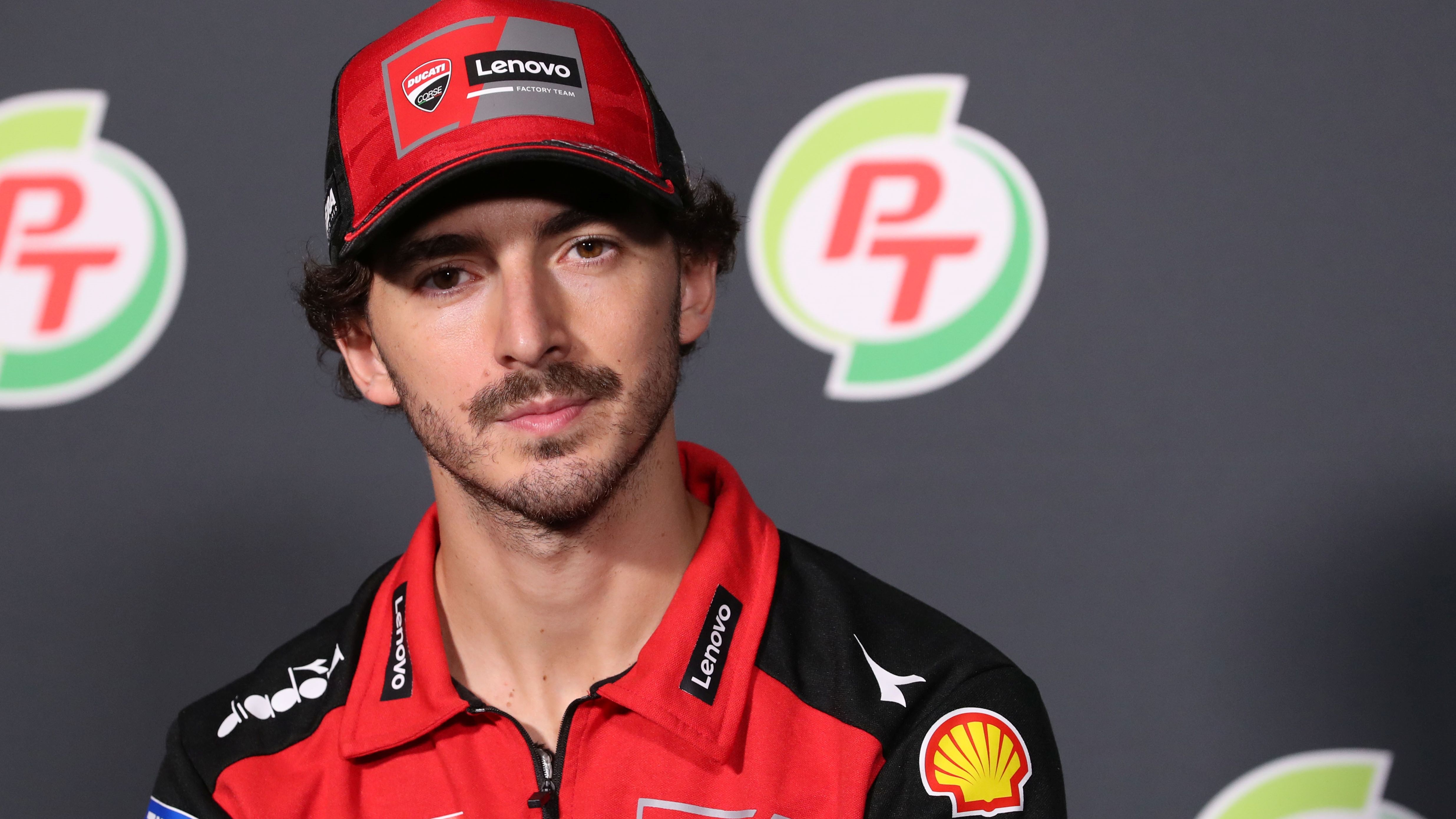 Pecco Bagnaia en la rueda de prensa del Gran Premio de Tailandia de MotoGP 2025