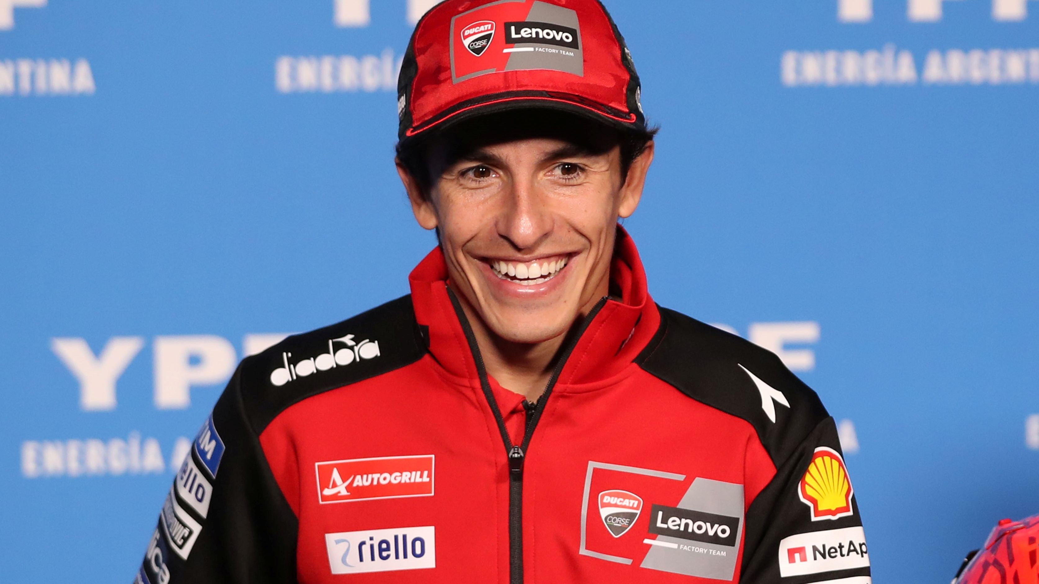 Marc Márquez en la rueda de prensa del Gran Premio de Argentina de MotoGP 2025