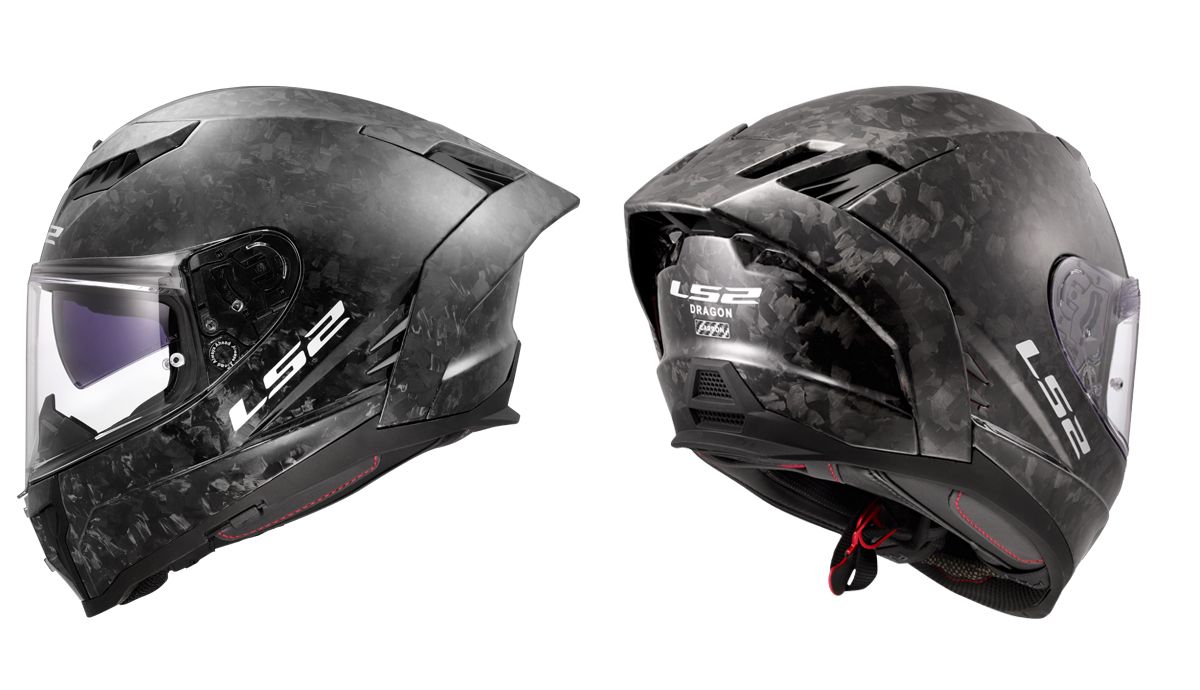 LS2 Helmets Dragon FORGED  CARBON
