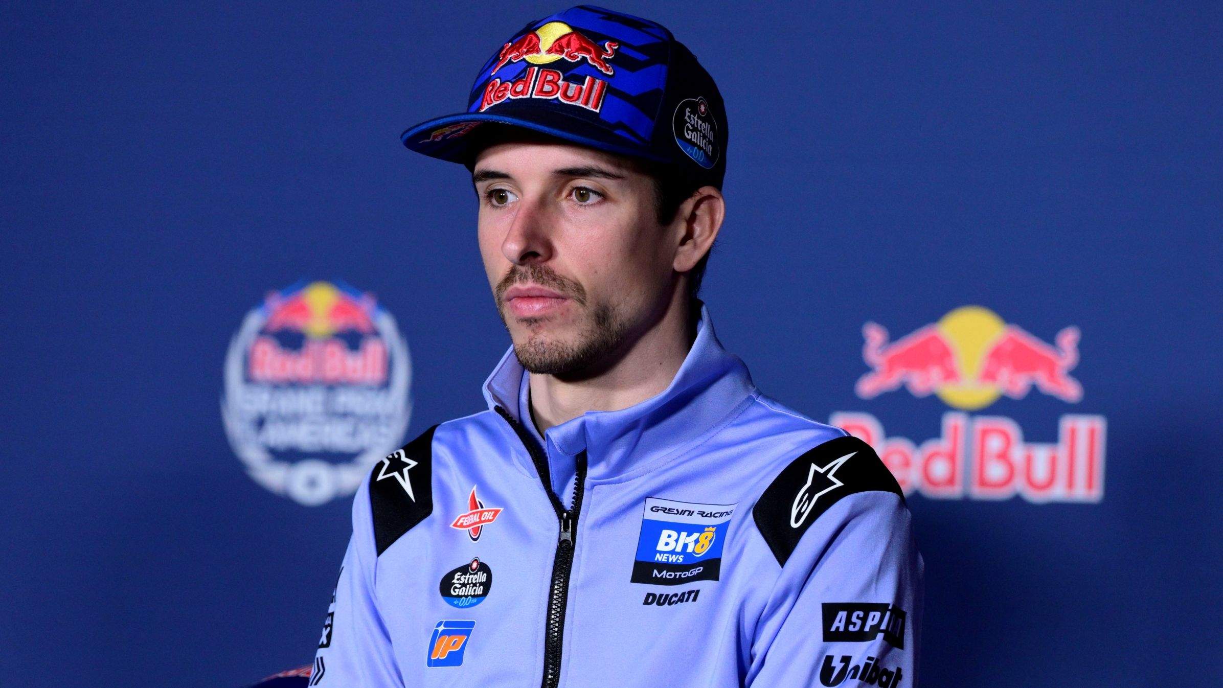 Alex Márquez en la rueda de prensa del GP de Américas de MotoGP 2025 en COTA