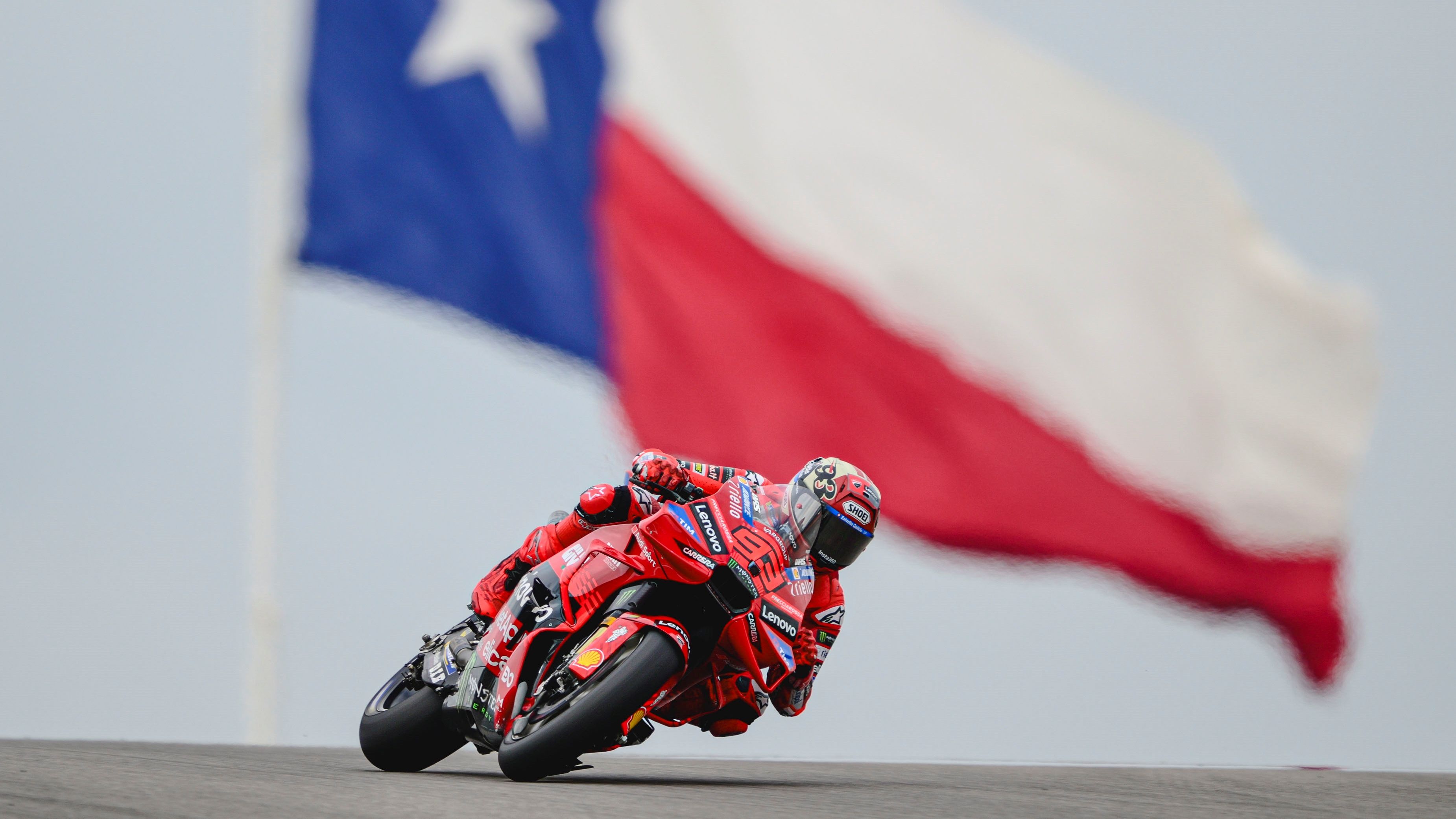 Marc Márquez ha logrado en COTA su tercera pole seguida en MotoGP 2025