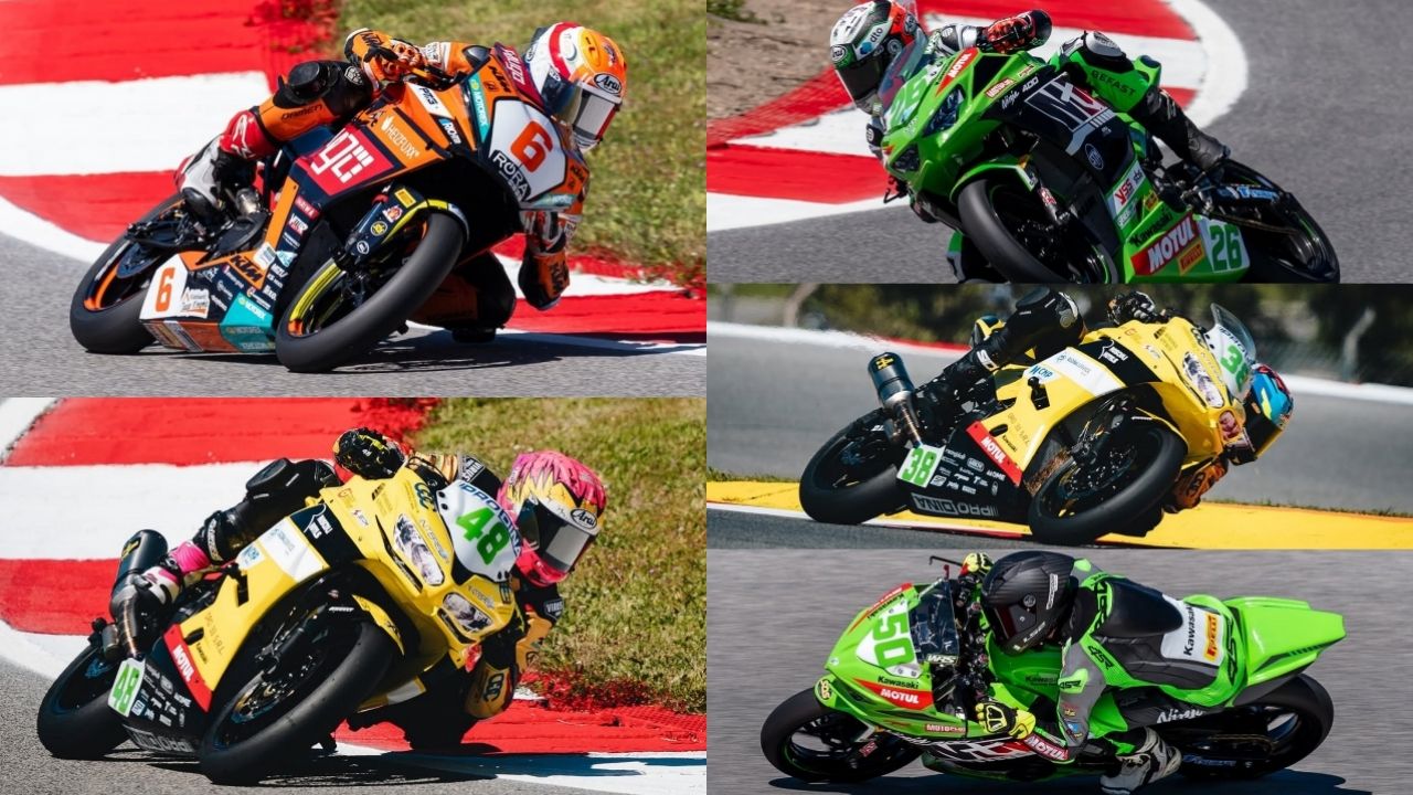 Jeffrey Buis, Julio García, Mirko Gennai, David Salvador y Carter Thompson, algunos de los favoritos al Mundial de Supersport 300 2025