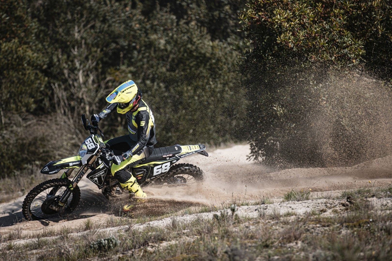 Fotos equipo Triumph Factory Racing Enduro