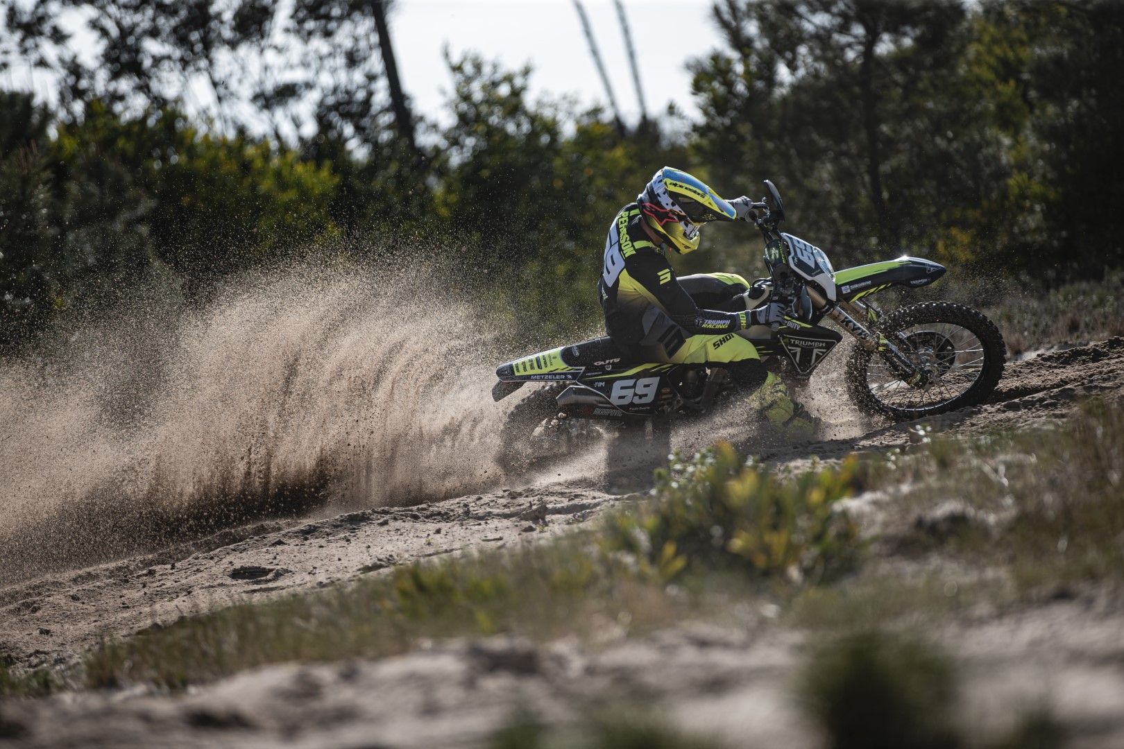Fotos equipo Triumph Factory Racing Enduro