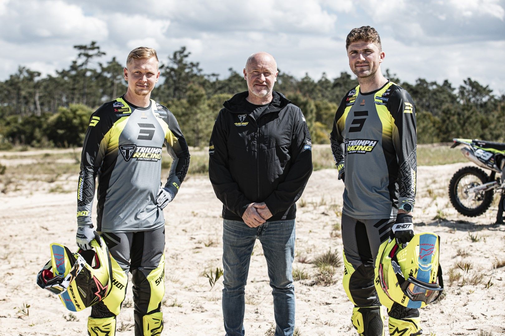 Fotos equipo Triumph Factory Racing Enduro