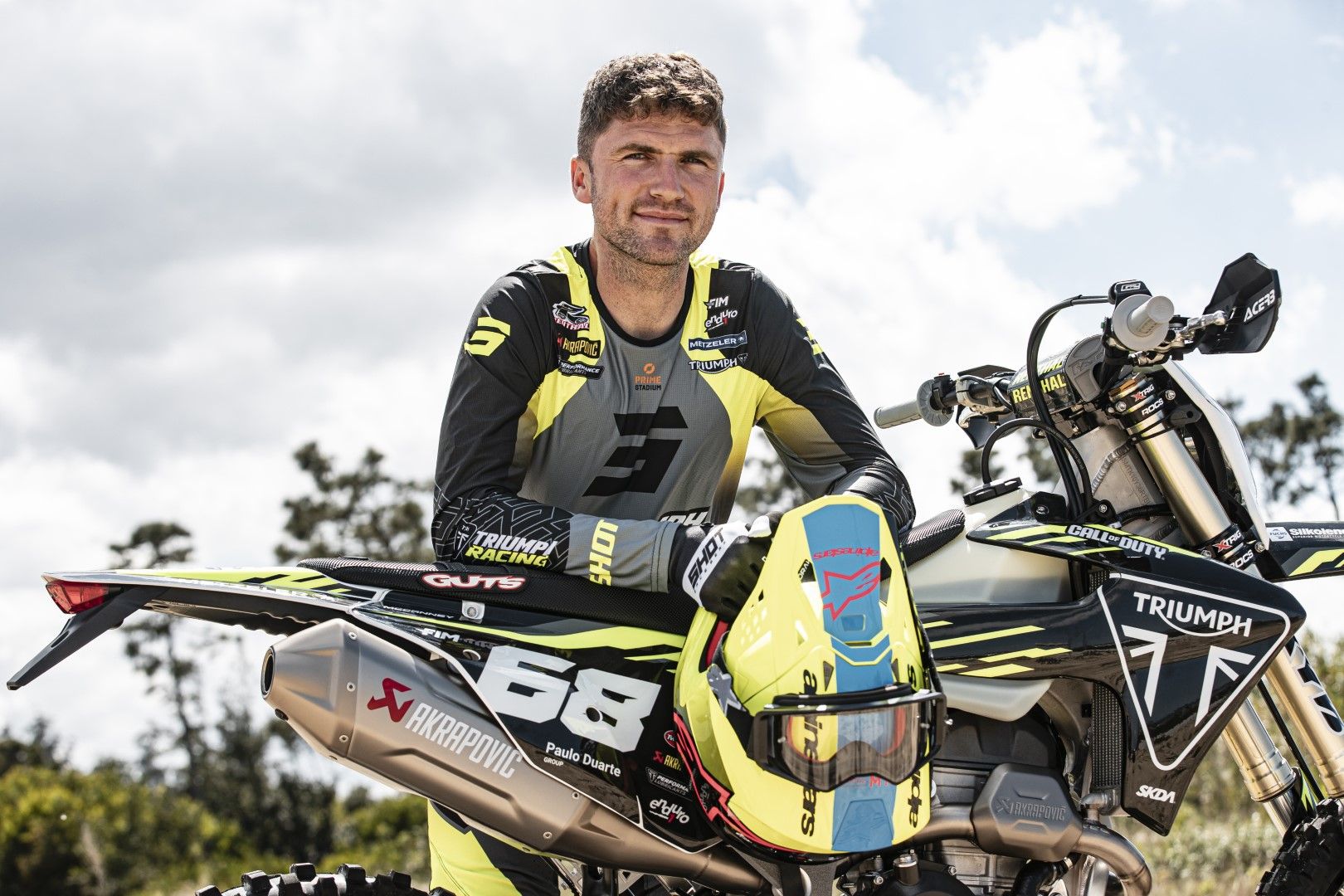 Fotos equipo Triumph Factory Racing Enduro