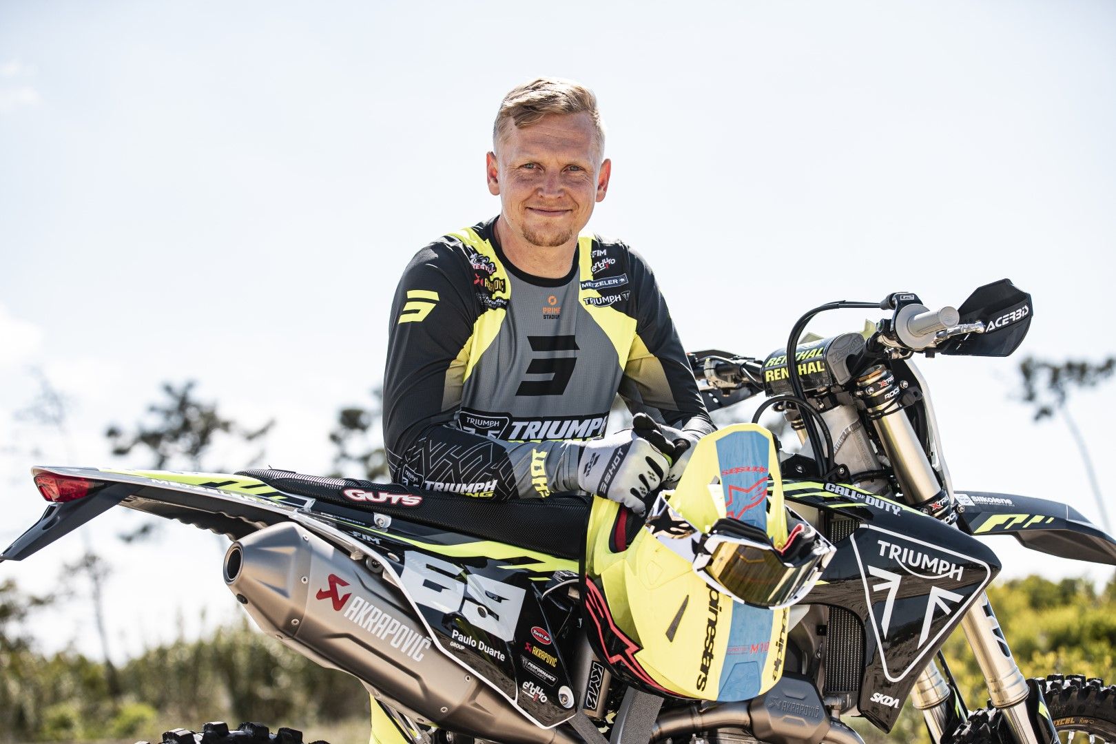 Fotos equipo Triumph Factory Racing Enduro