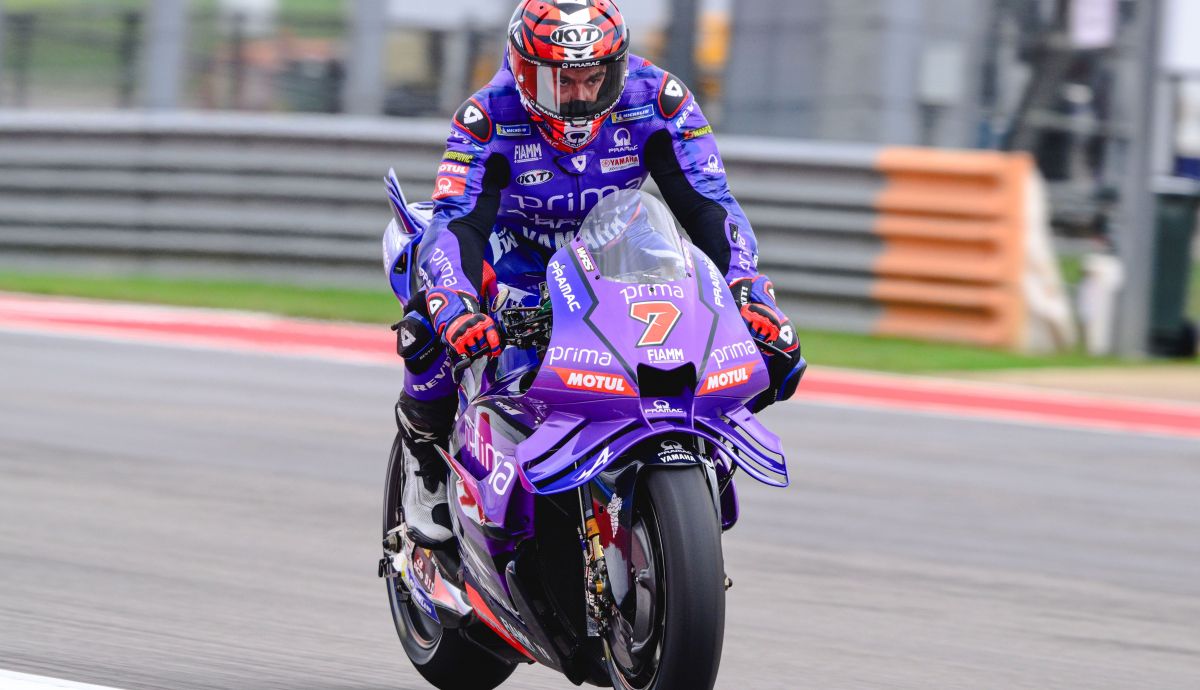 Augusto Fernández ya corrió con la Yamaha del Pramac en el GP de las Américas de MotoGP 2025