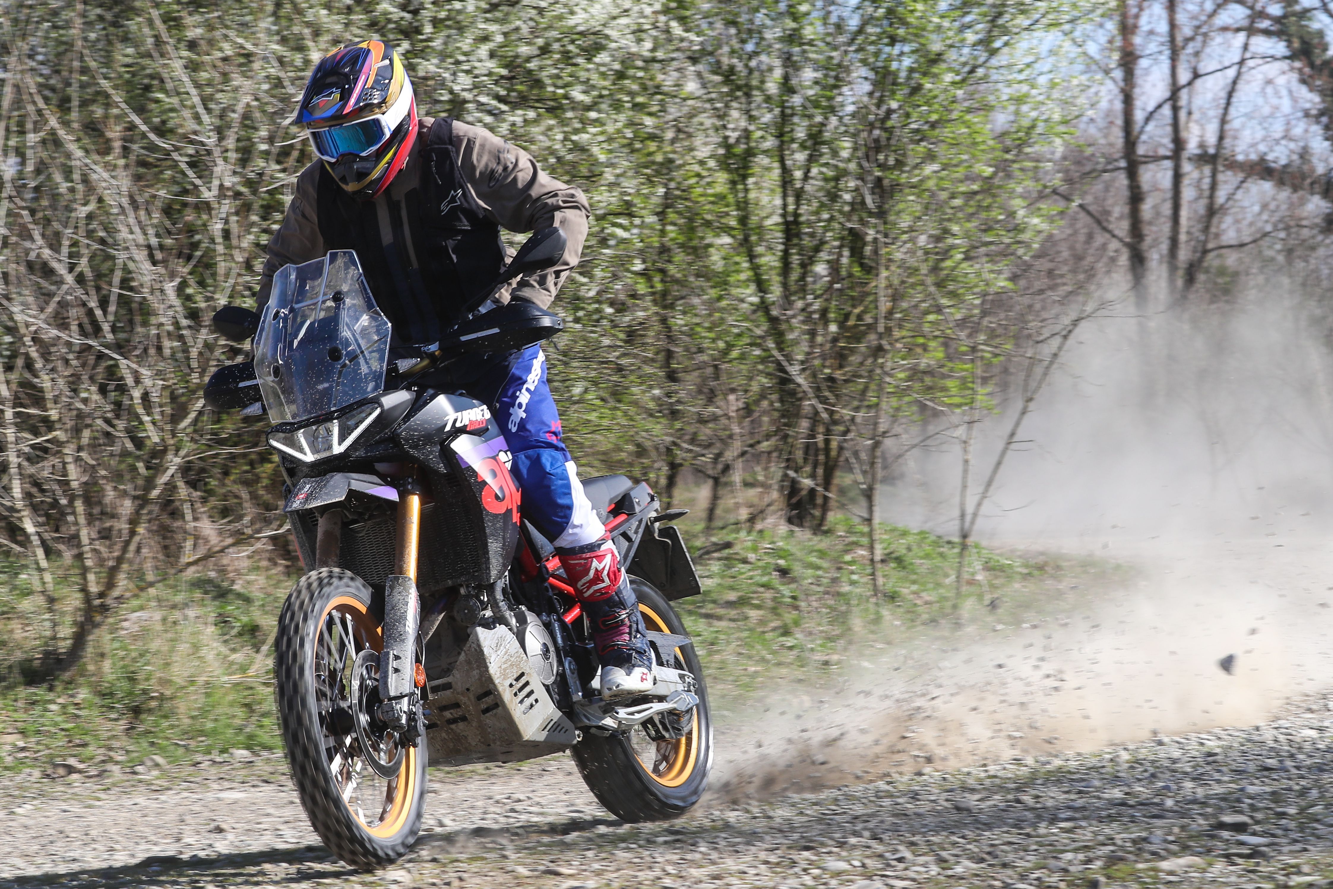 Fotos prueba Aprilia Tuareg 660 Rally