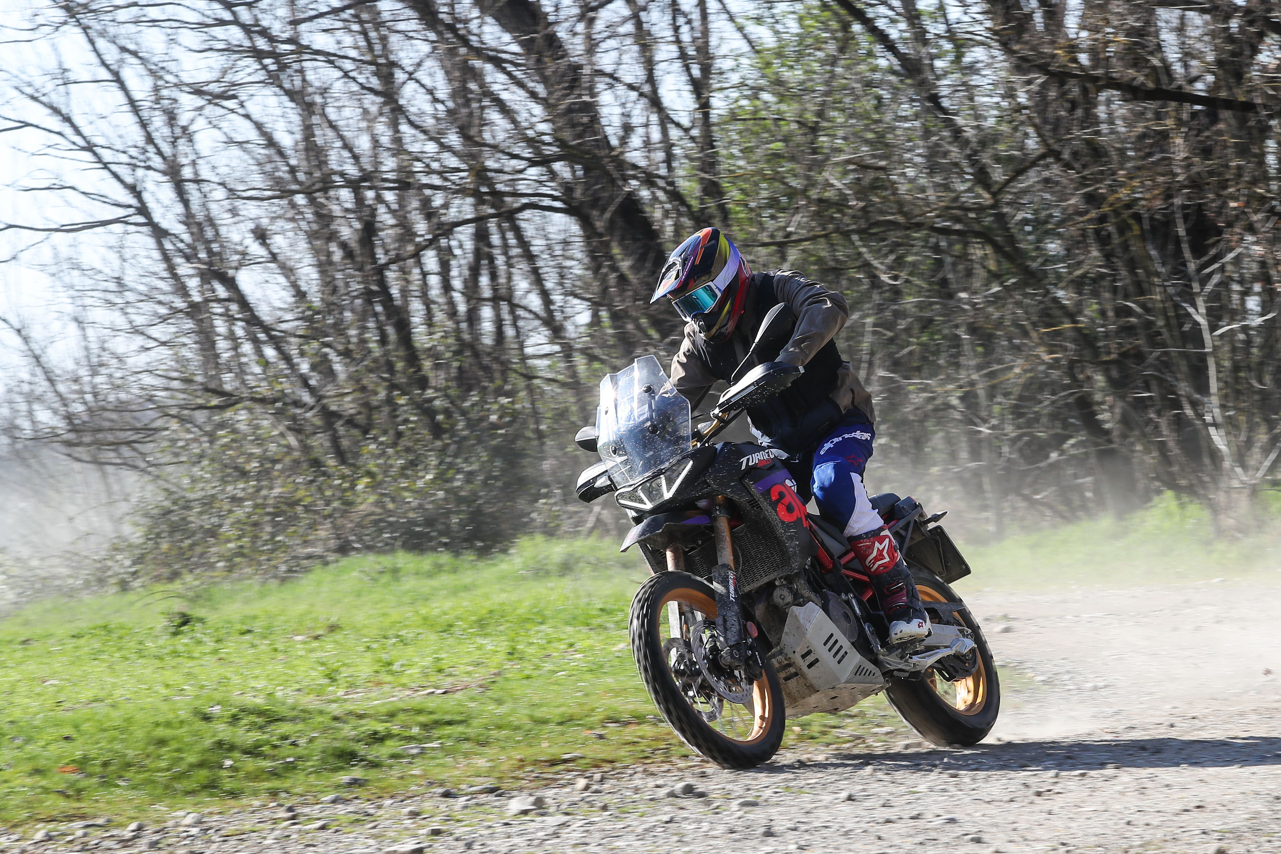 Fotos prueba Aprilia Tuareg 660 Rally