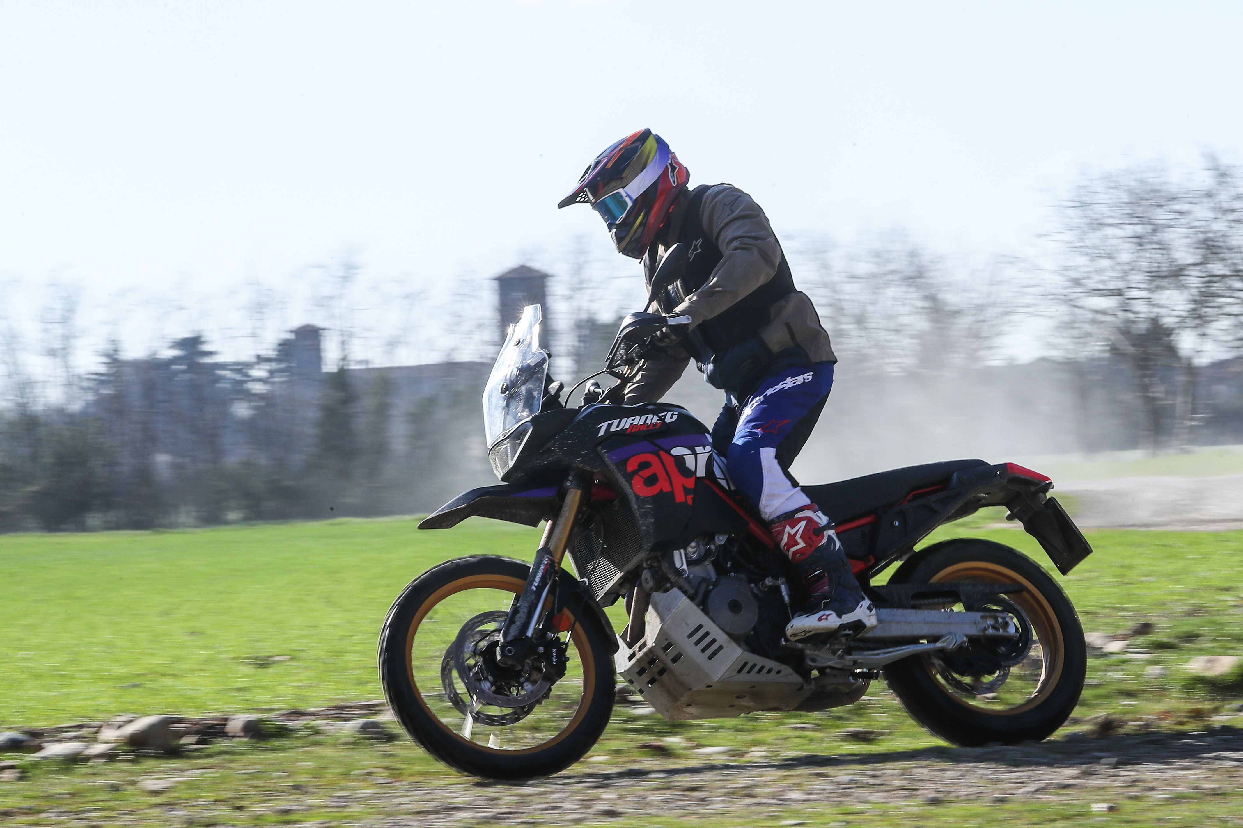 Fotos prueba Aprilia Tuareg 660 Rally
