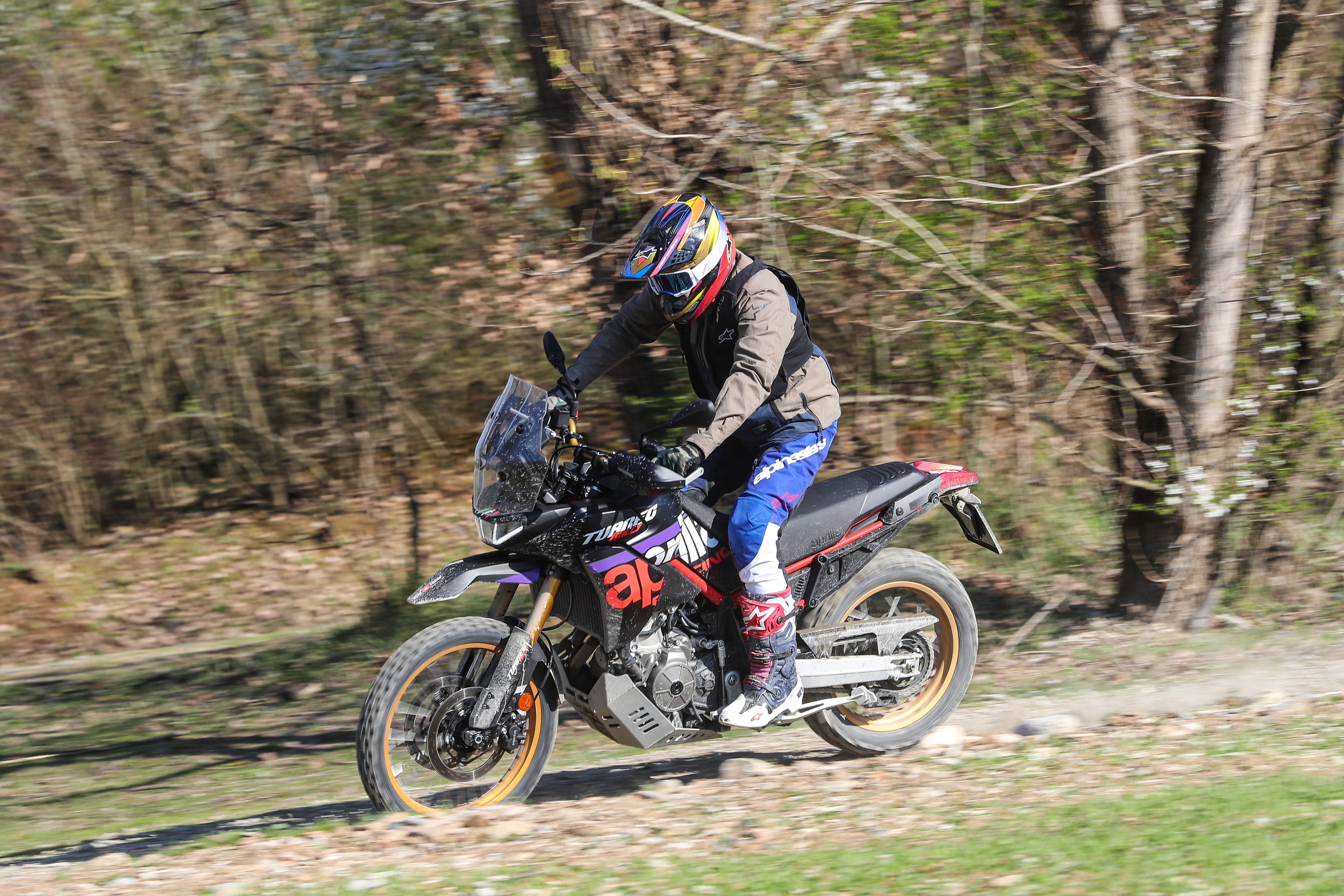 Fotos prueba Aprilia Tuareg 660 Rally