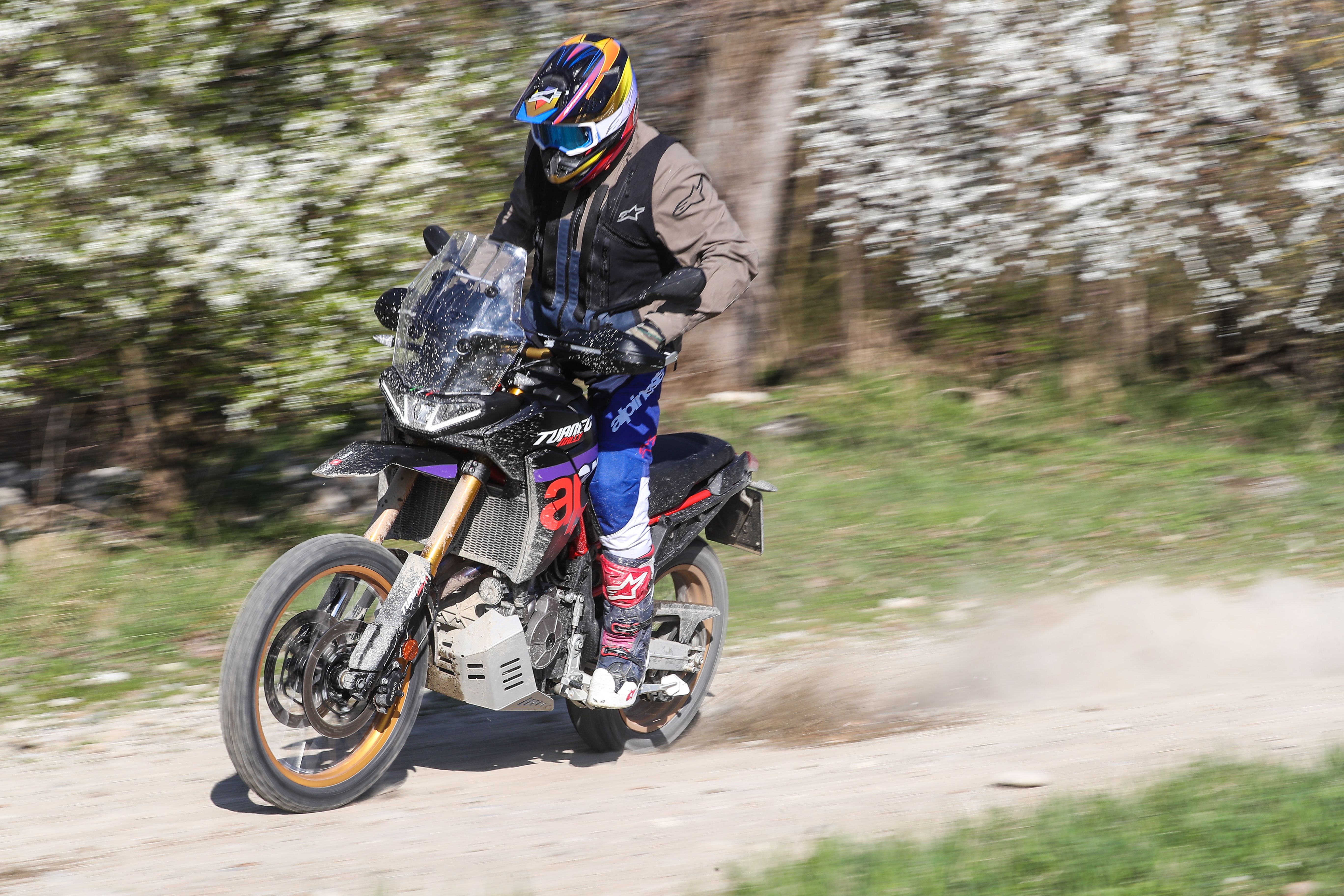Fotos prueba Aprilia Tuareg 660 Rally