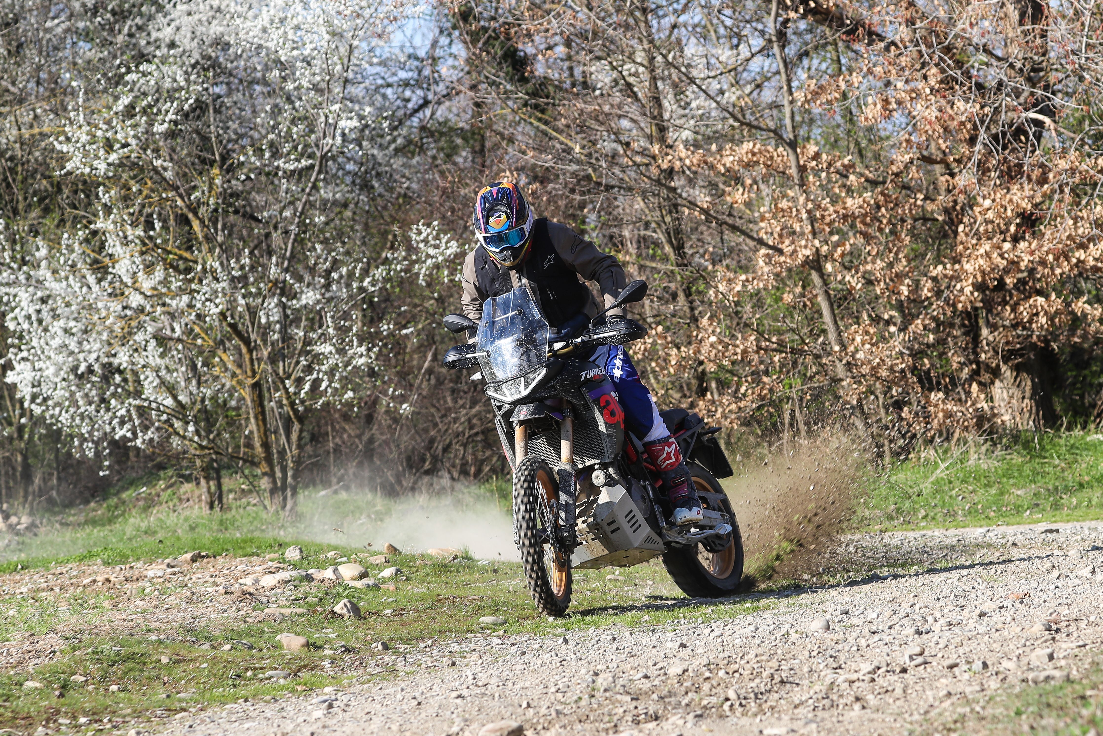 Fotos prueba Aprilia Tuareg 660 Rally