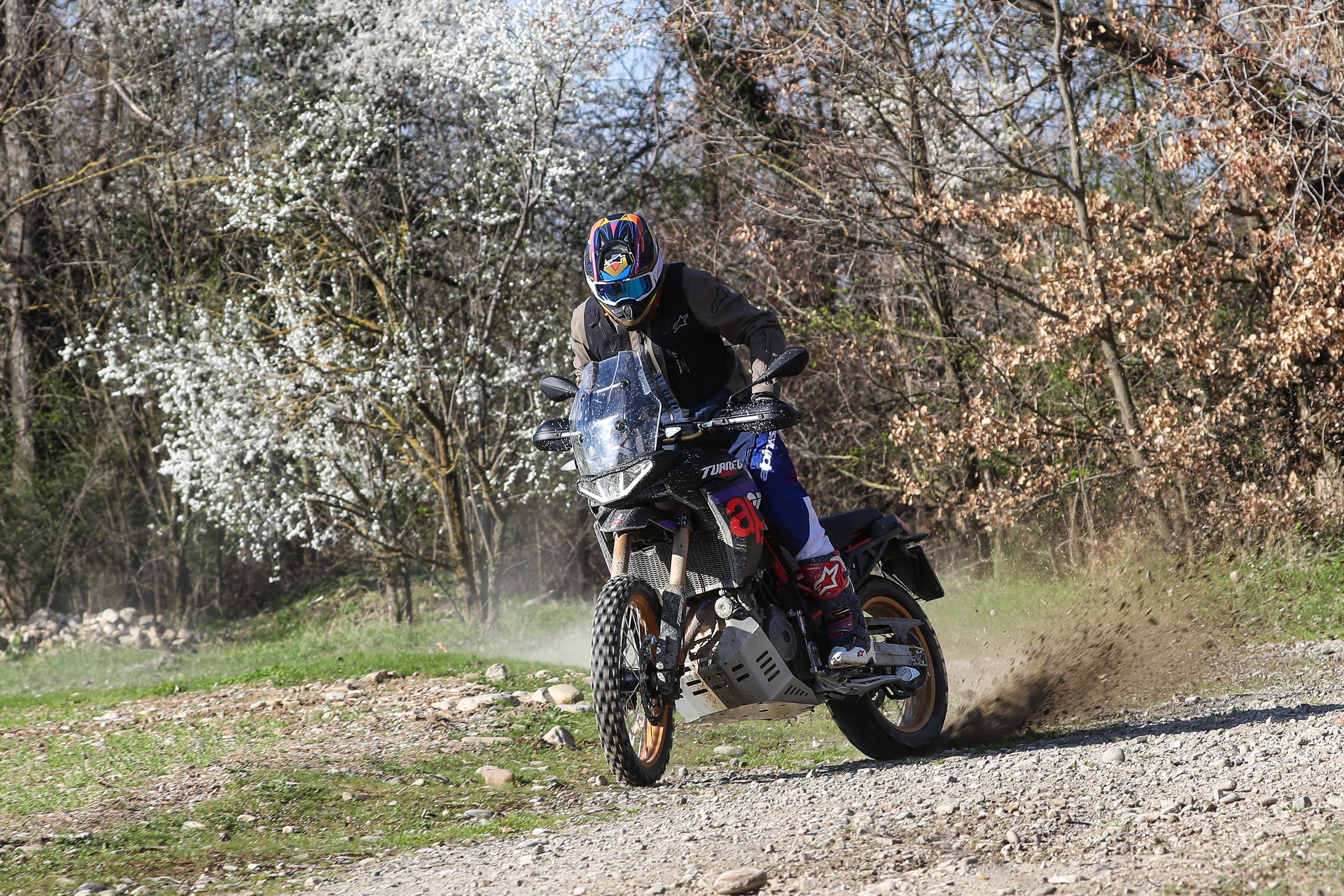 Fotos prueba Aprilia Tuareg 660 Rally
