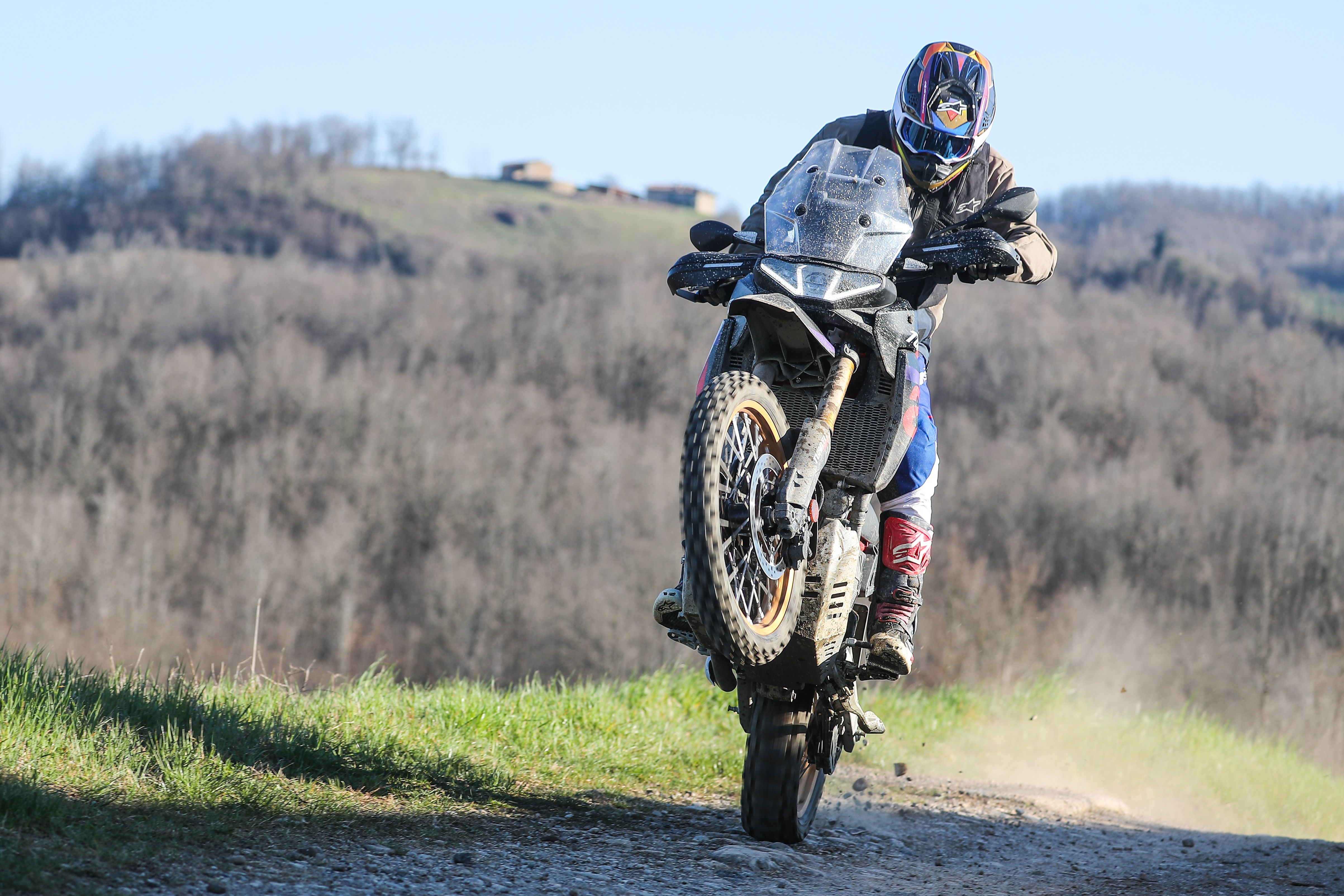 Fotos prueba Aprilia Tuareg 660 Rally