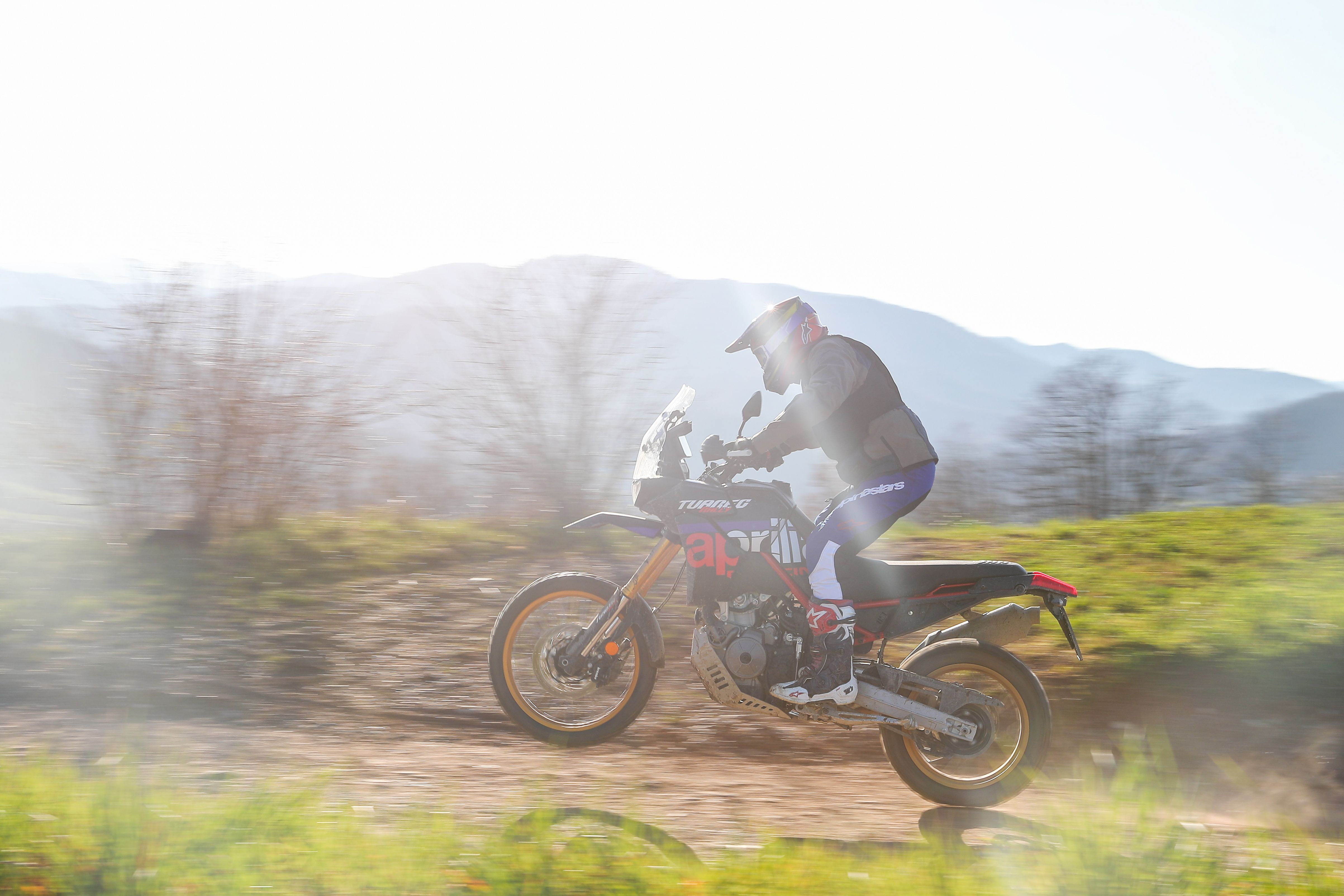 Fotos prueba Aprilia Tuareg 660 Rally