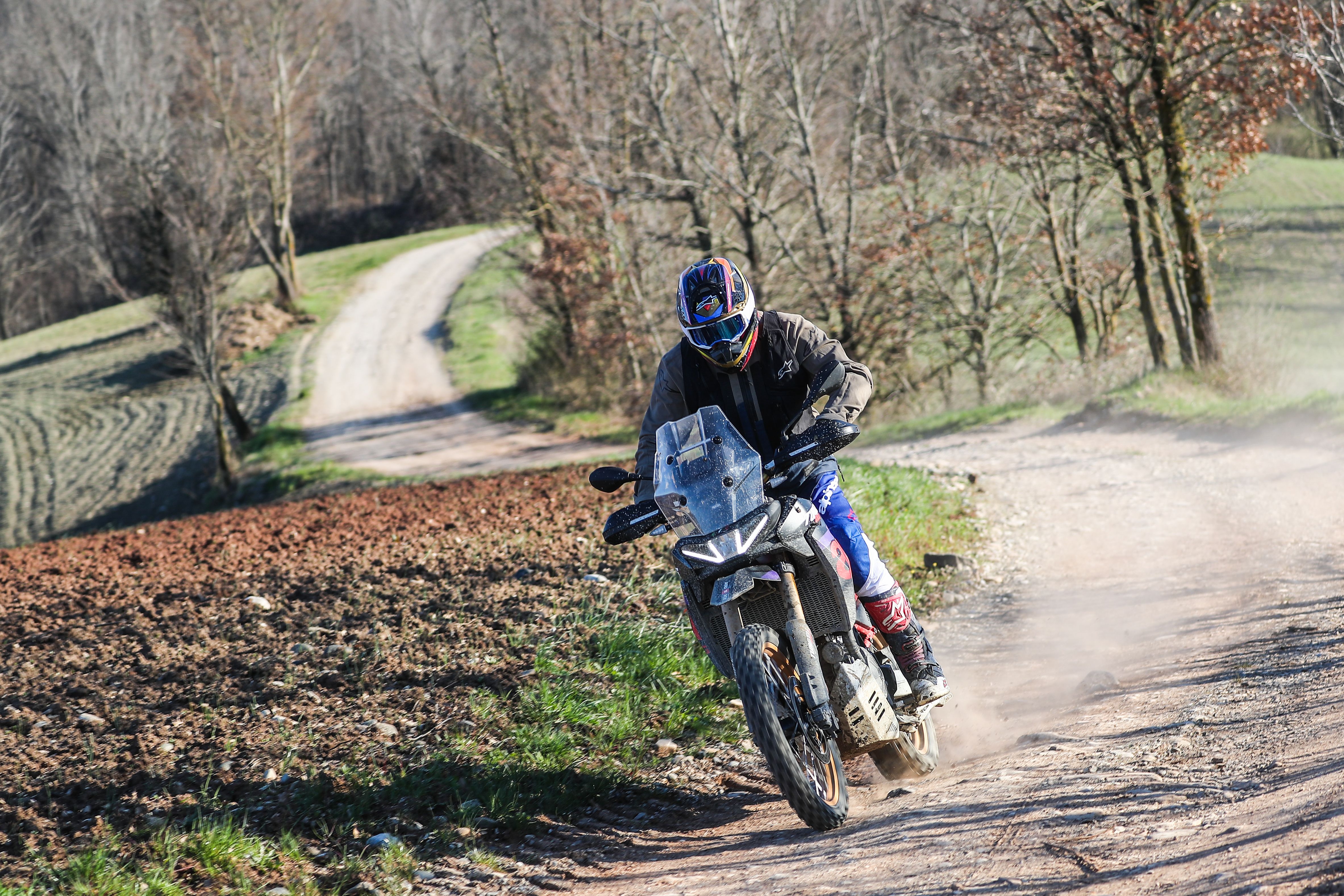 Fotos prueba Aprilia Tuareg 660 Rally