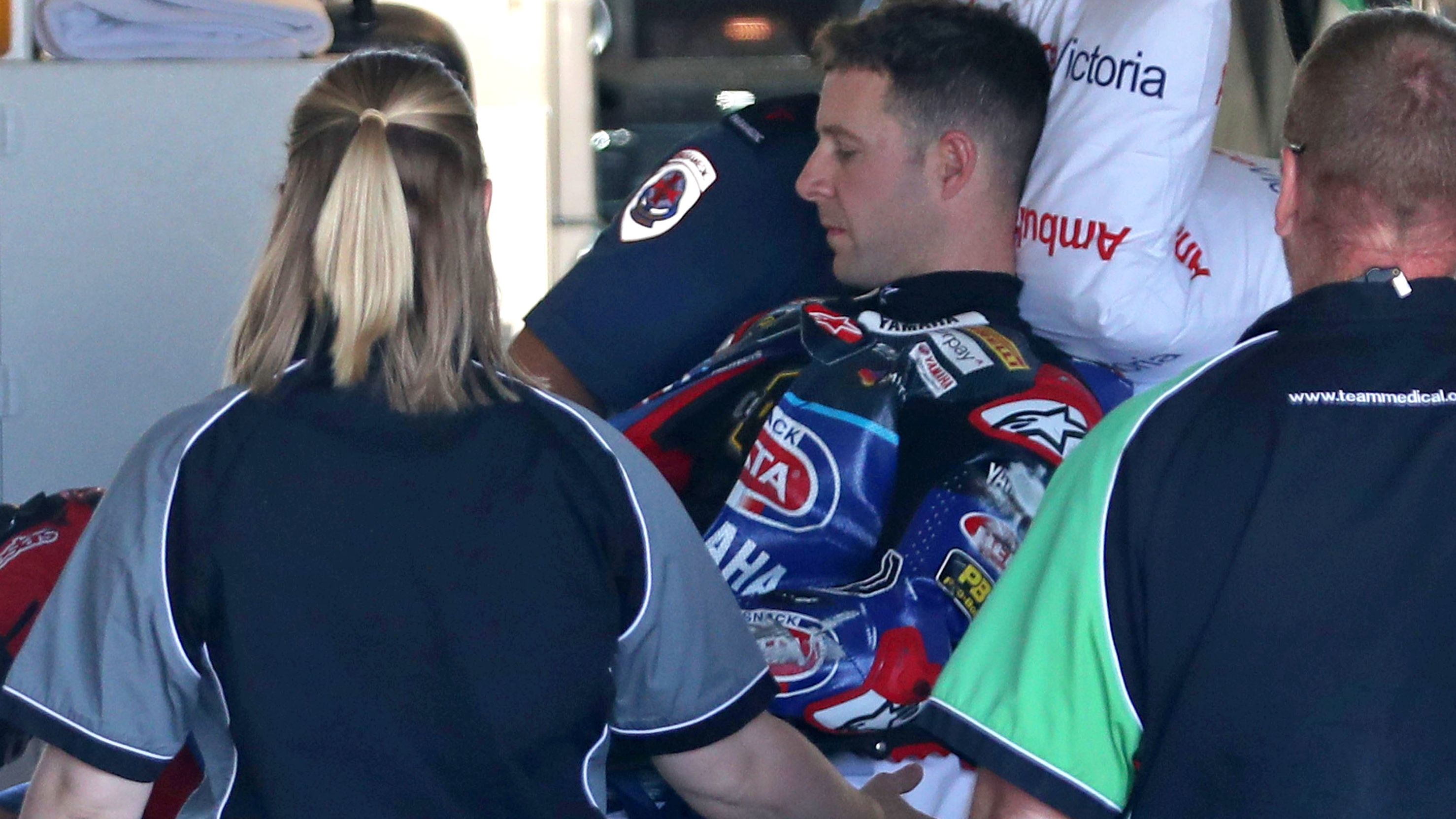 Jonathan Rea se lesionó en Phillip Island