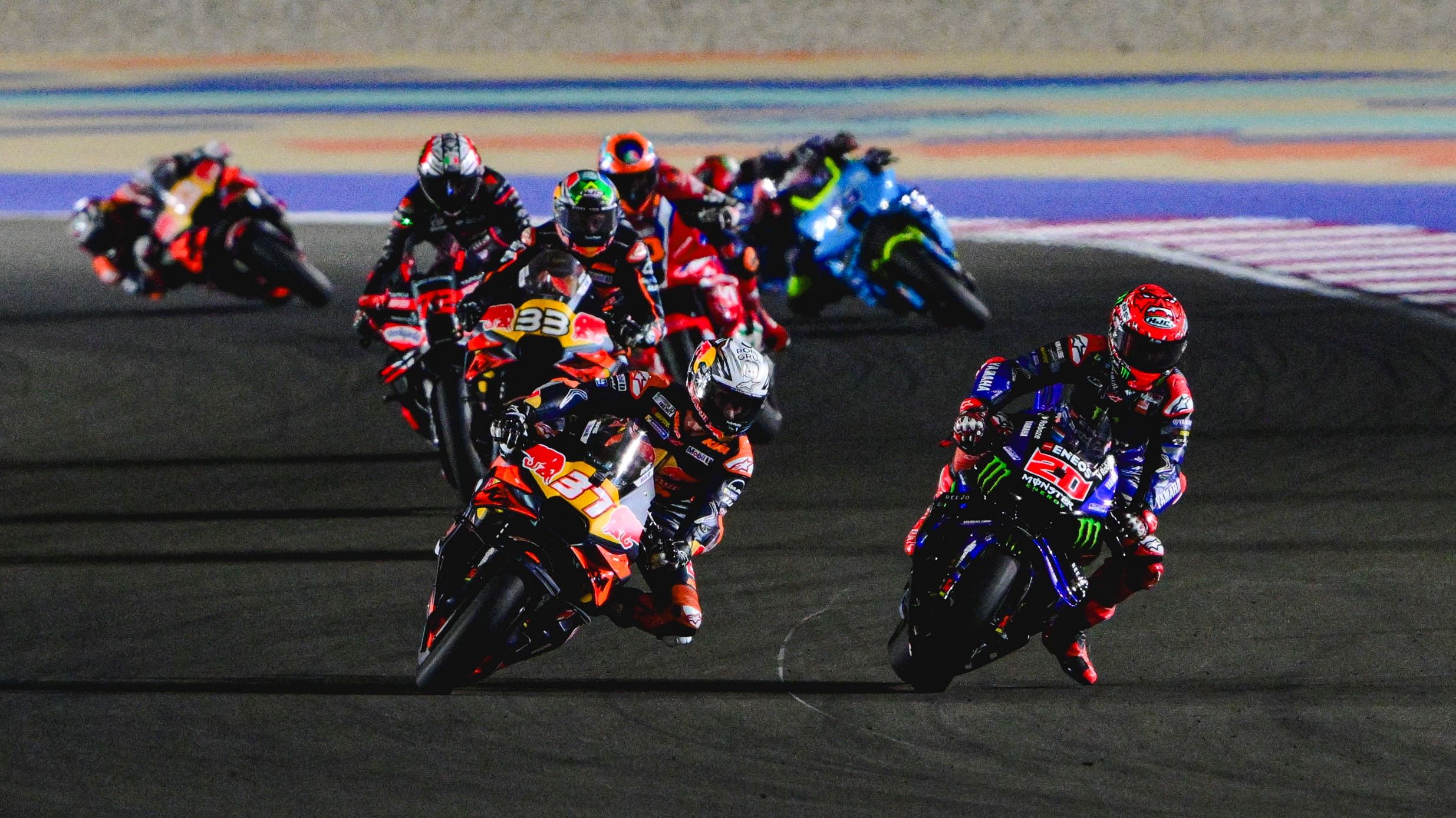 Fabio Quartararo supera a Pedro Acosta, MotoGP Qatar 2025