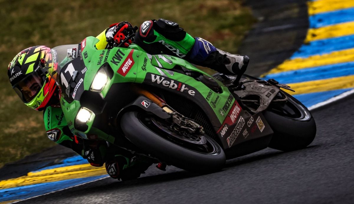 El Kawasaki Webike Trickstar lideró gran parte de la carrera El Kawasaki Webike Trickstar lideró gran parte de la carrera