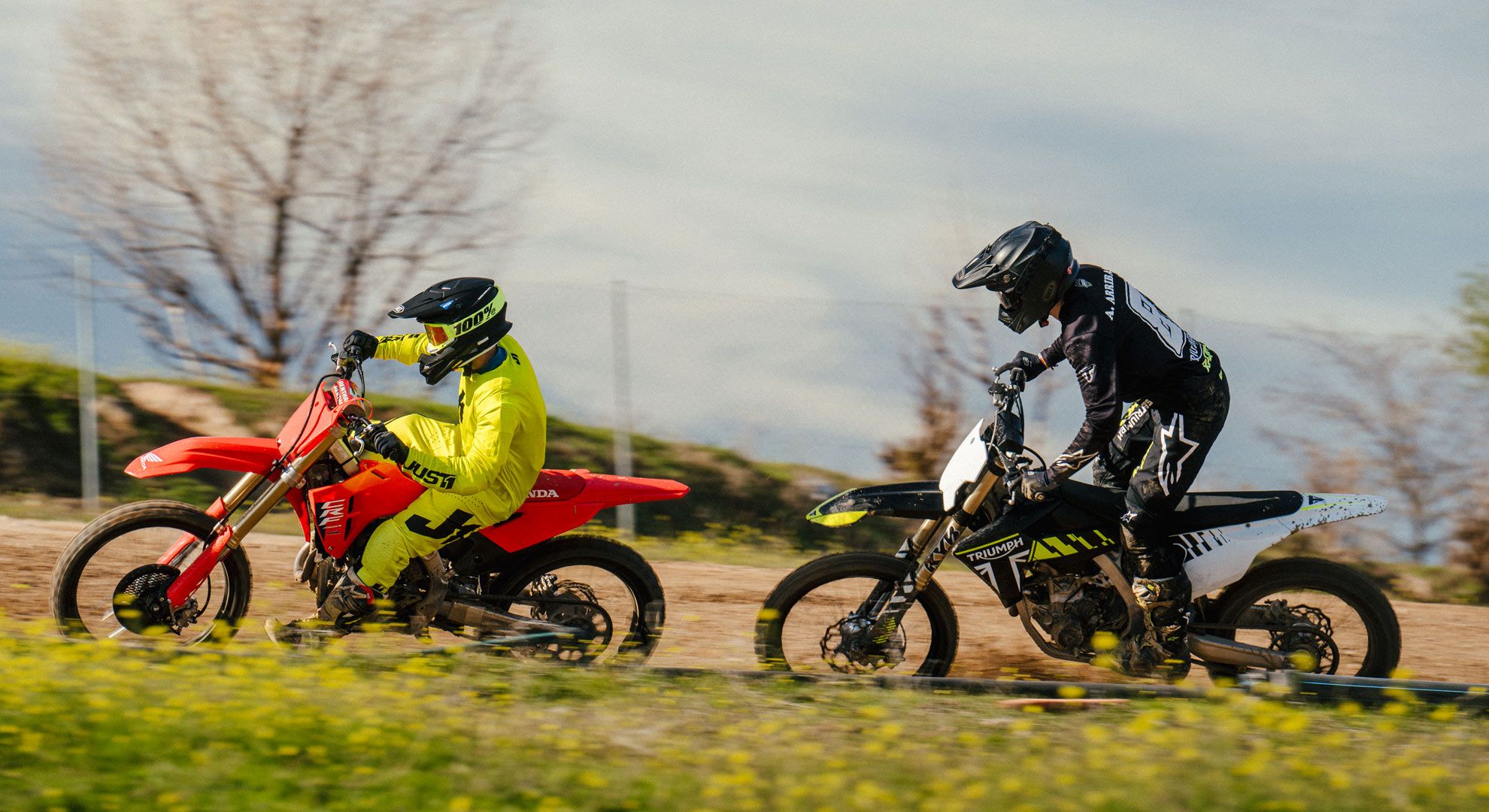 Honda CRF250R vs Triumph TF 250X