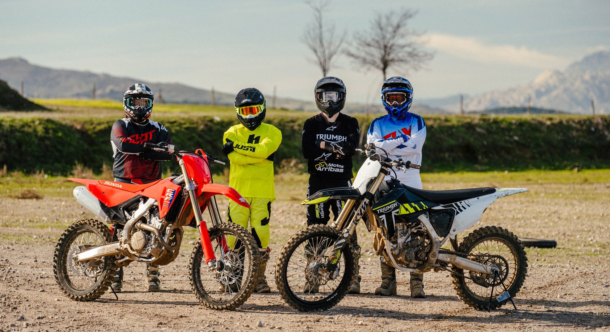 Honda CRF250R vs Triumph TF 250X