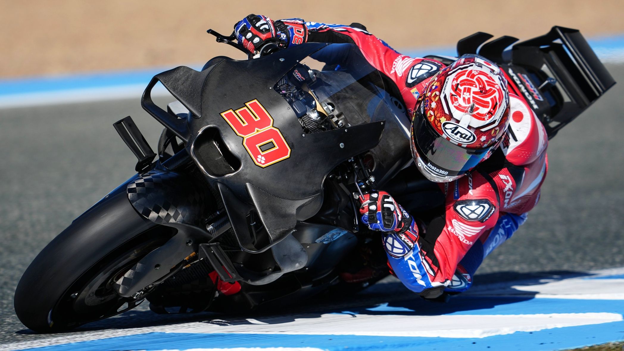 Takaaki Nakagami en el Test Oficial de MotoGP 2025 en Jerez