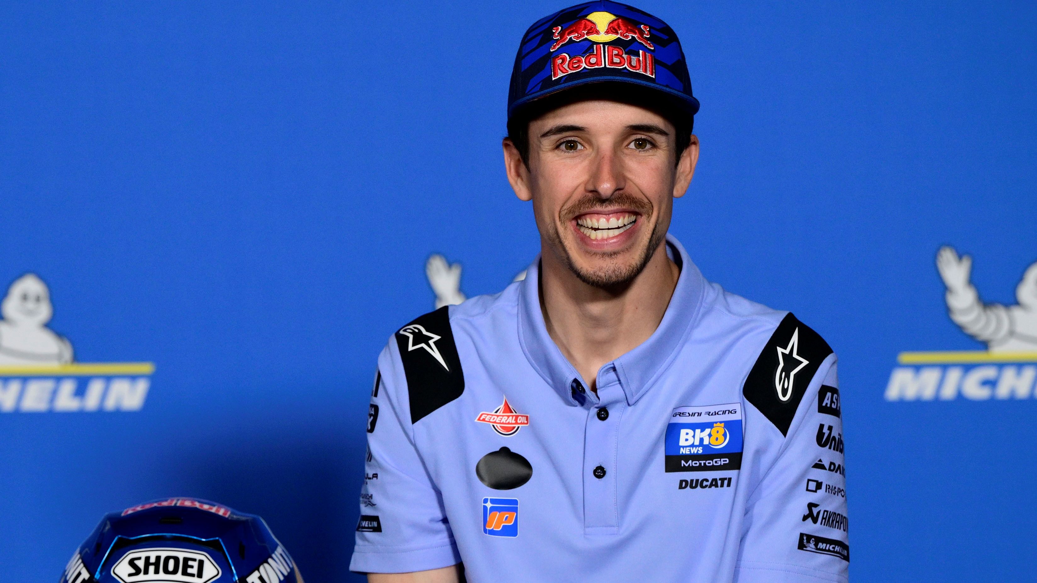Alex Márquez en la rueda de prensa previa al GP de Francia de MotoGP 2025 en Le Mans