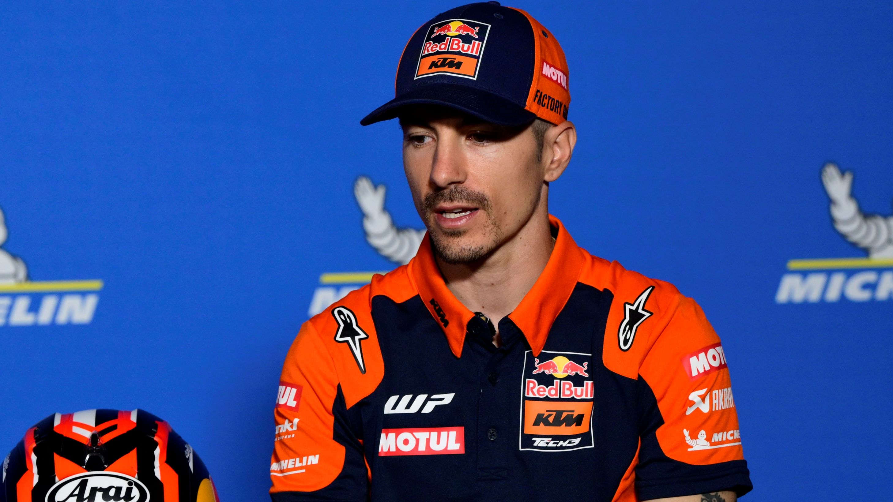Maverick Viñales en la rueda de prensa previa al GP de Francia de MotoGP 2025 en Le Mans