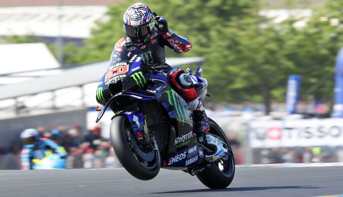 Fabio Quartararo bate a Marc Márquez en una pole histórica