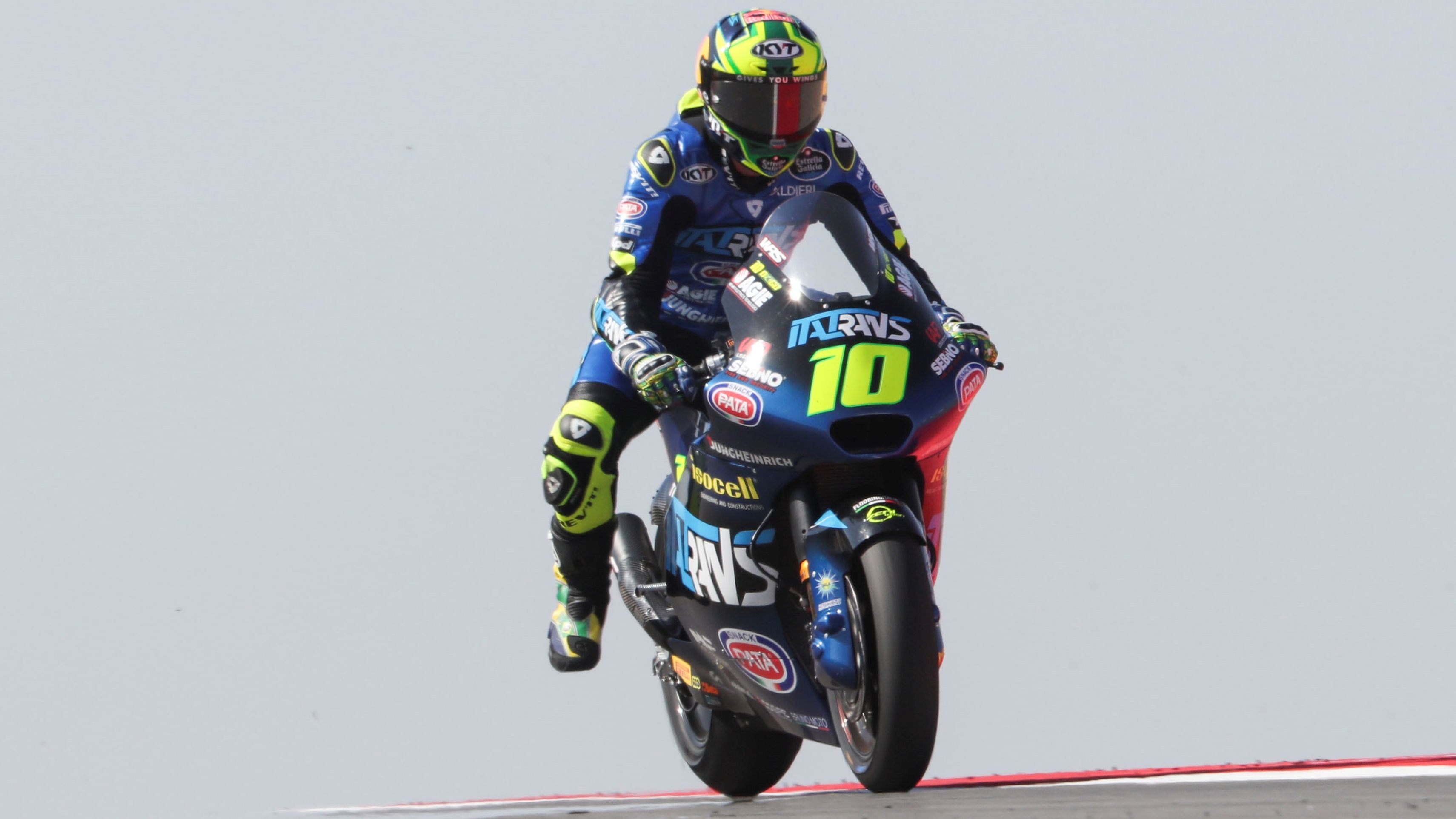 Diogo Moreira ha logrado en Aragón su primera pole en Moto2