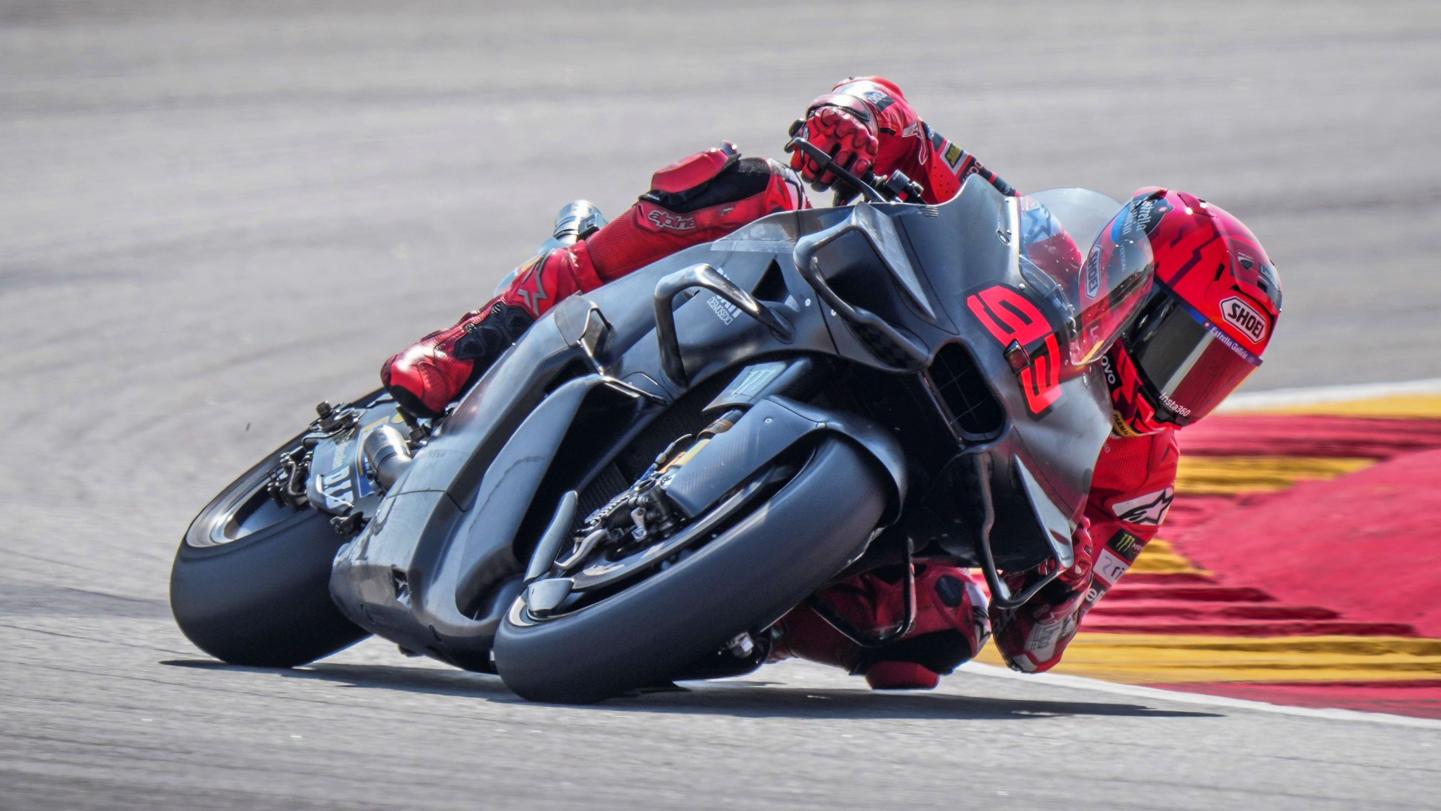 Marc Márquez ha probado una nueva aerodinámica en su Desmosedici