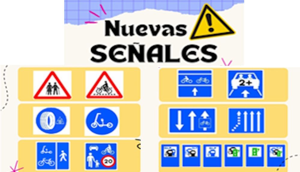 Algunas de las nuevas señales de la DGT